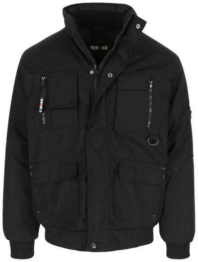 Herock Arbeitsjacke Typhon Jacke Wasserabweisend mit Fleece-Kragen, robust, viele Taschen, viele Farben