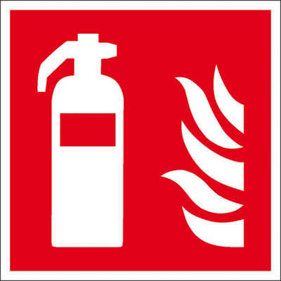 SafetyMarking Hinweisschild Brandschutzschild - langnachleuchtend Feuerlöscher
