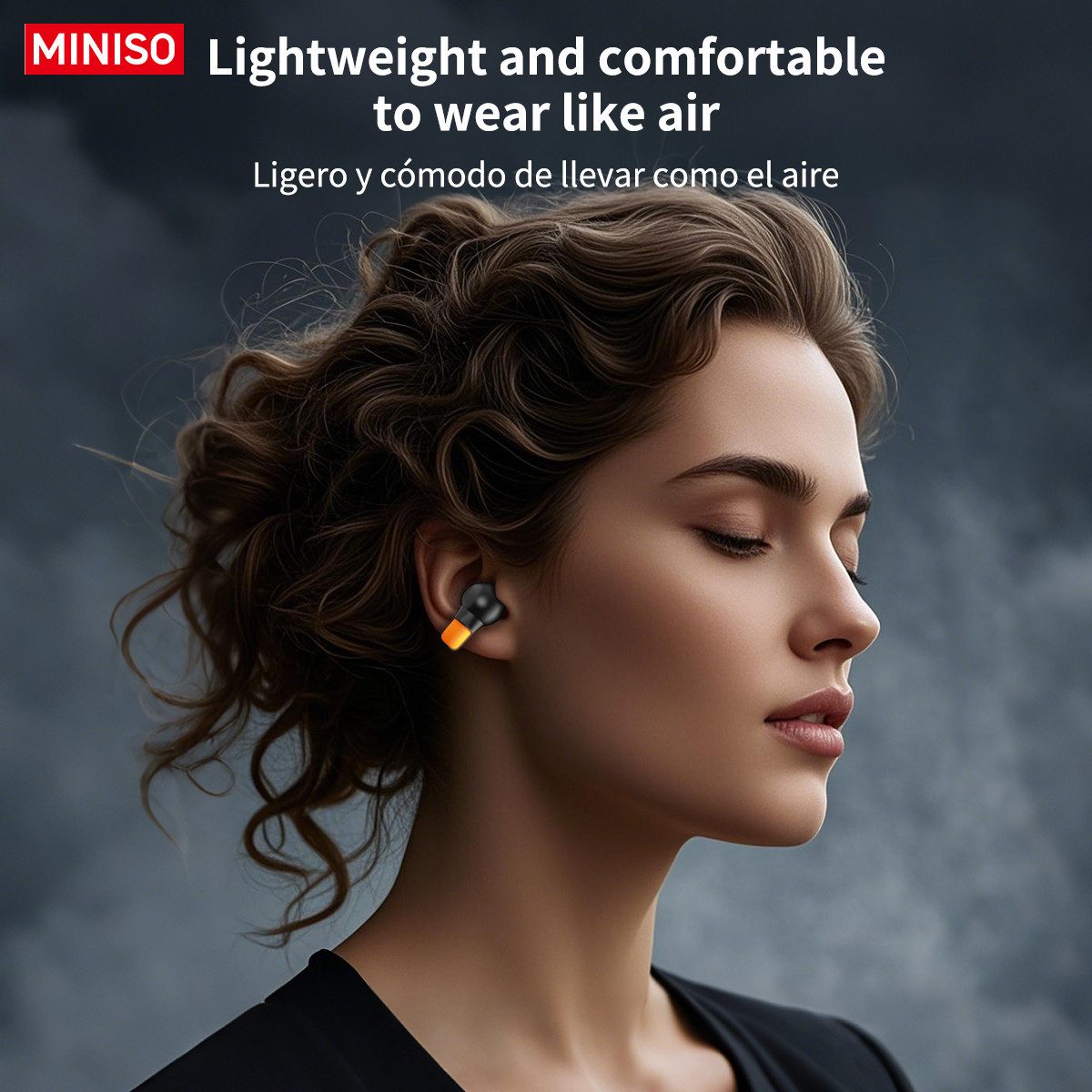 MINISO MINISO MS191 offener Kopfhörer, unterstützt 134 Sprachen. Bluetooth-Kopfhörer