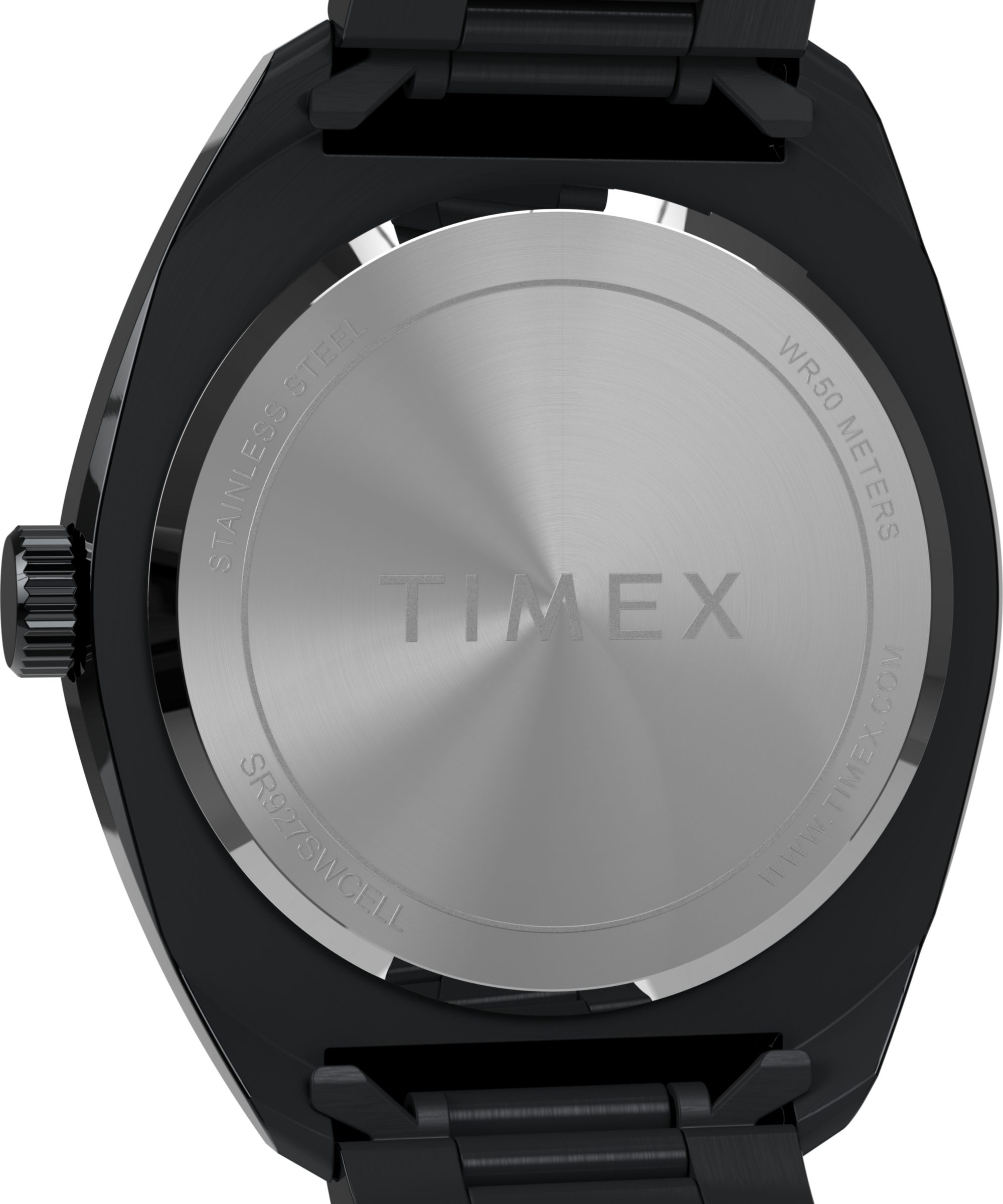 Timex Multifunktionsuhr WESTON TW2Y228006I, Quarzuhr, Armbanduhr, Herrenuhr, Edelstahlarmband, 12/24-Std.-Anzeige