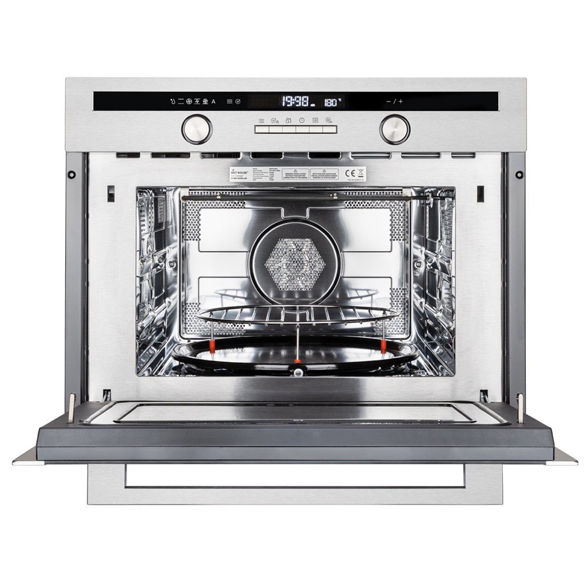 KKT KOLBE Einbau-Mikrowelle EBM4502ED, Einbau-Mikrowelle, 44 l, 60cm / Backofen mit Mikrowelle / Autark / Heißluft / Grill
