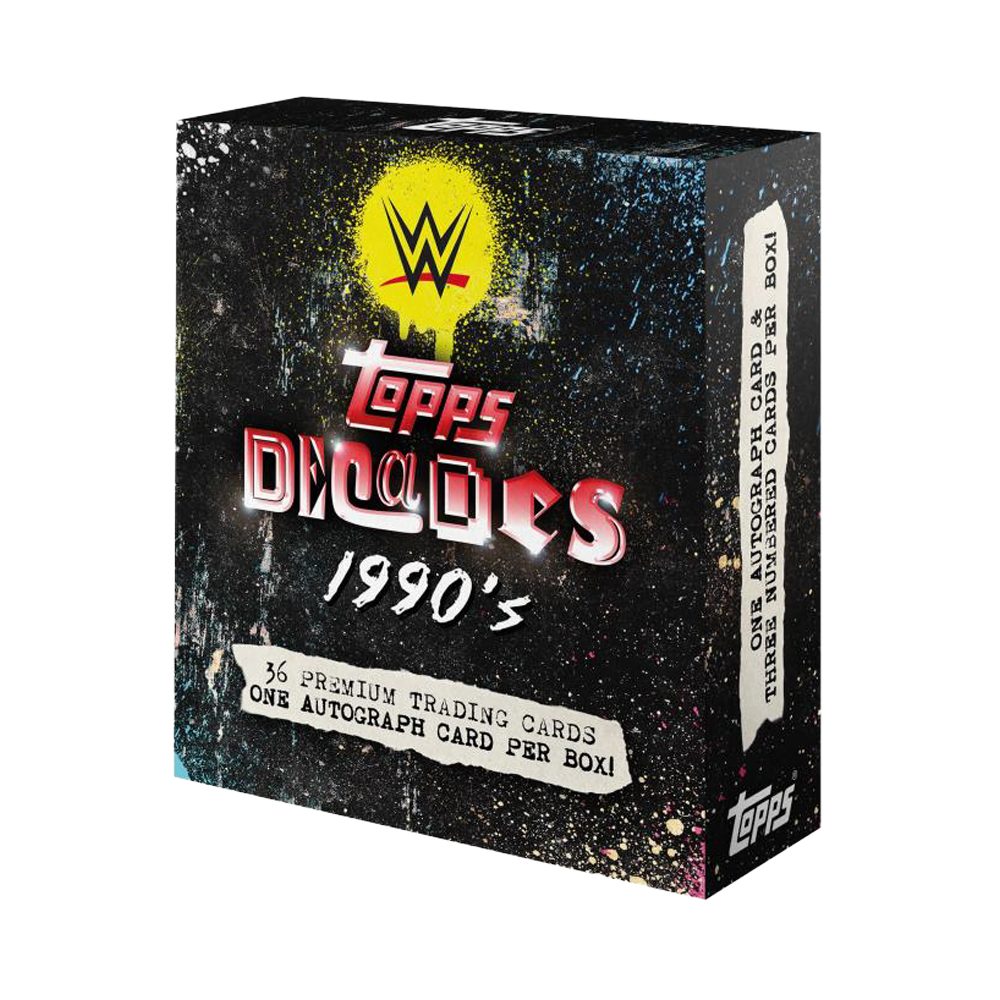 Topps Sammelkarte 2026 Topps WWE Decades 90s Ecom Display Box