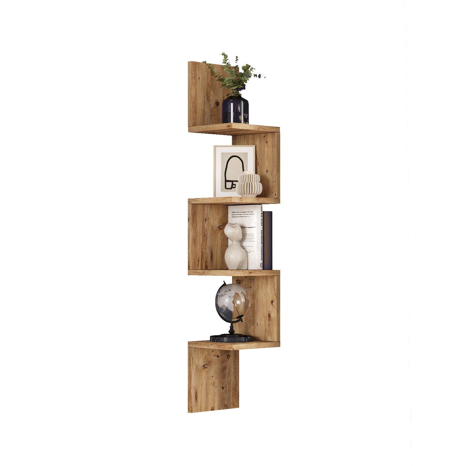 Skye Decor Wandregal 100% MELAMINE COATED PARTICLE BOARD, 117,2 cm x 22 cm x 22 cm S2729