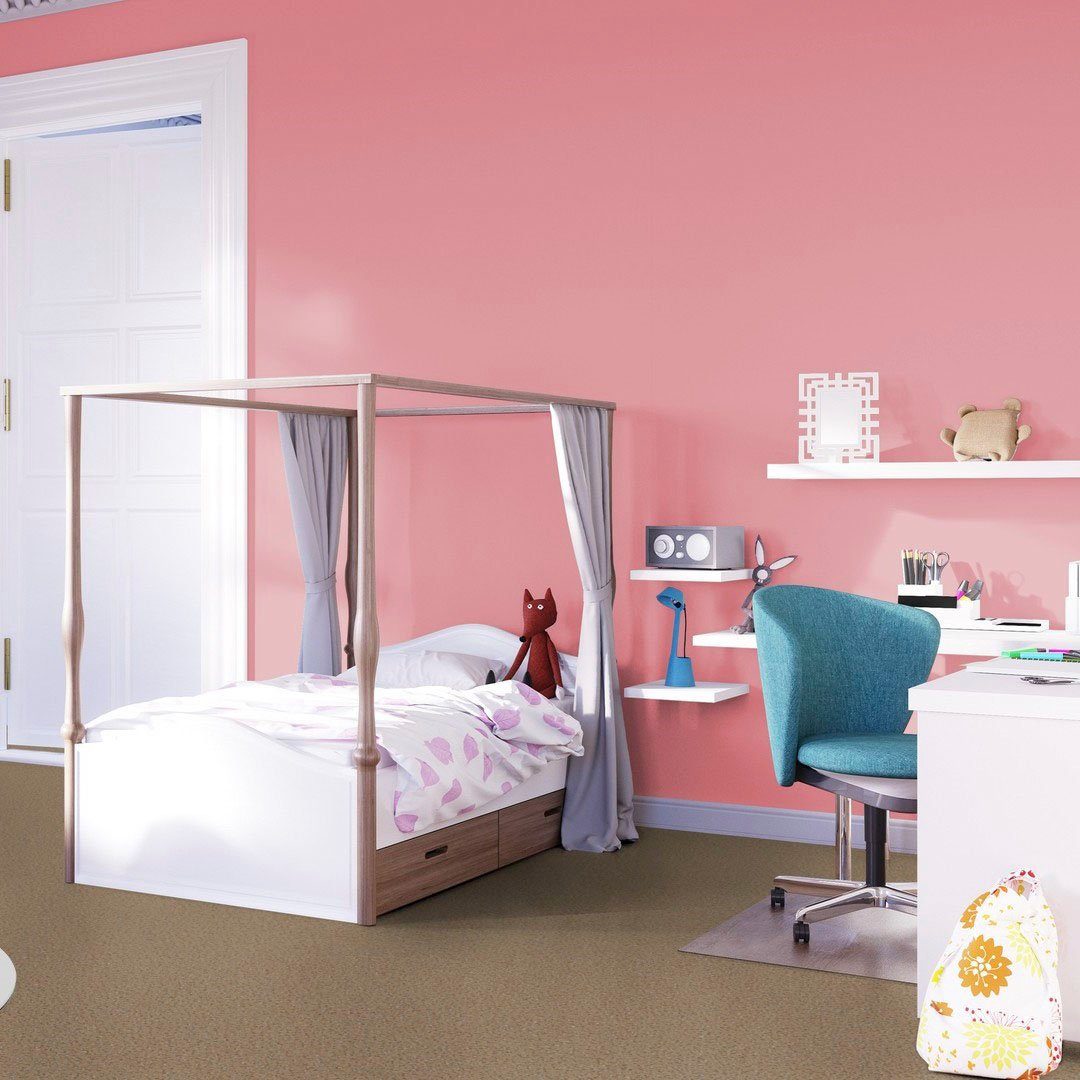 6,7 Schlafzimmer, Wohnzimmer, Passion Veloursteppich rechteckig, mm, Teppichboden cm hell-braun (Riva), 1006 400/500 Höhe: Breite Kinderzimmer, Vorwerk,