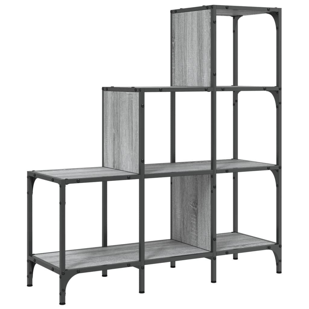 vidaXL Bücherregal Bücherregal Grau Sonoma 92x30x102 günstig online kaufen