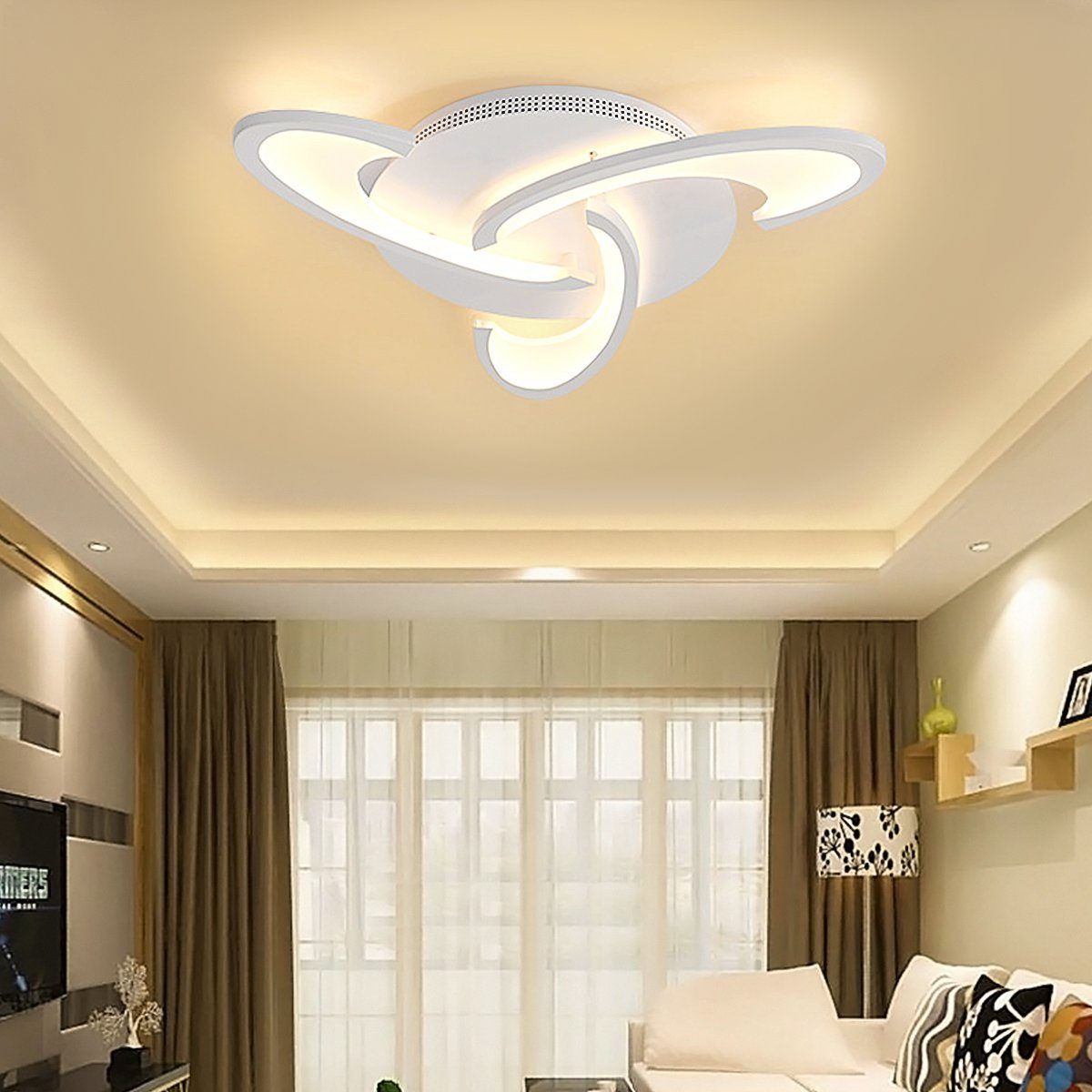 ECSEE Deckenleuchte, Moderner Lüster LED Deckenlampe Kronleuchter für  Wohnzimmer Flur Schlafzimmer Kinderzimmer online kaufen | OTTO