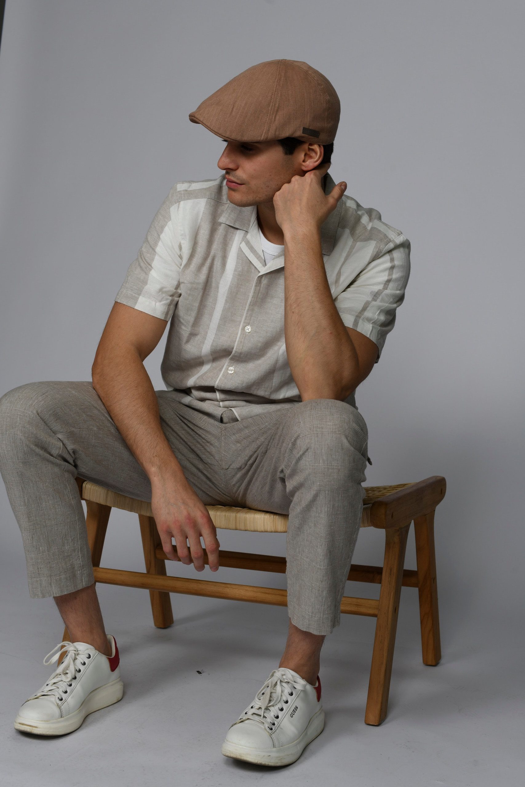 chillouts Schiebermütze Jesolo Hat langlebig, temperatur- & feuchtigkeitsregulierend, dehnbarer Gummibund