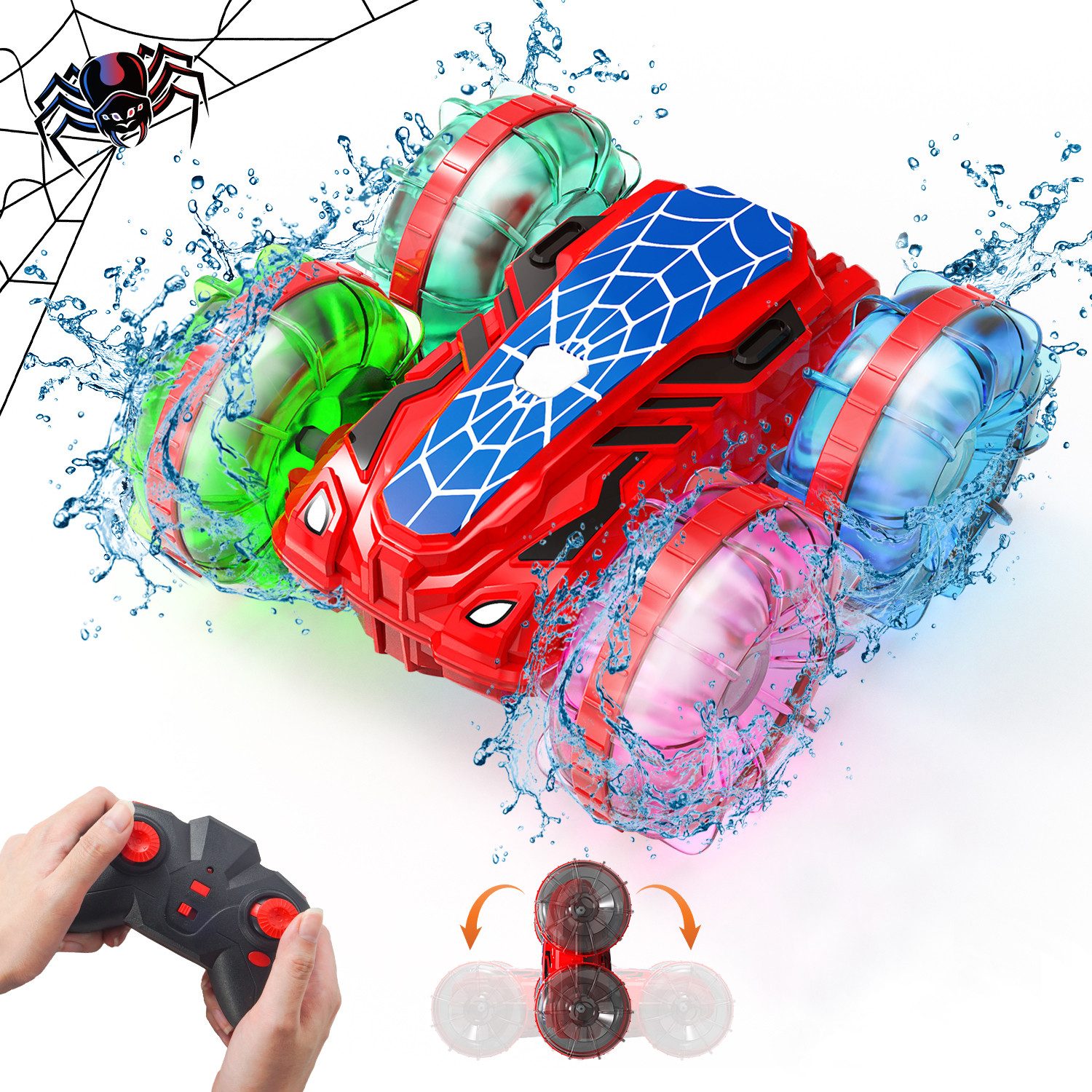 Esun RC-Auto Amphibienfahrzeug Ferngesteuert Auto ab 3 Jahre (Set, Wassersp günstig online kaufen