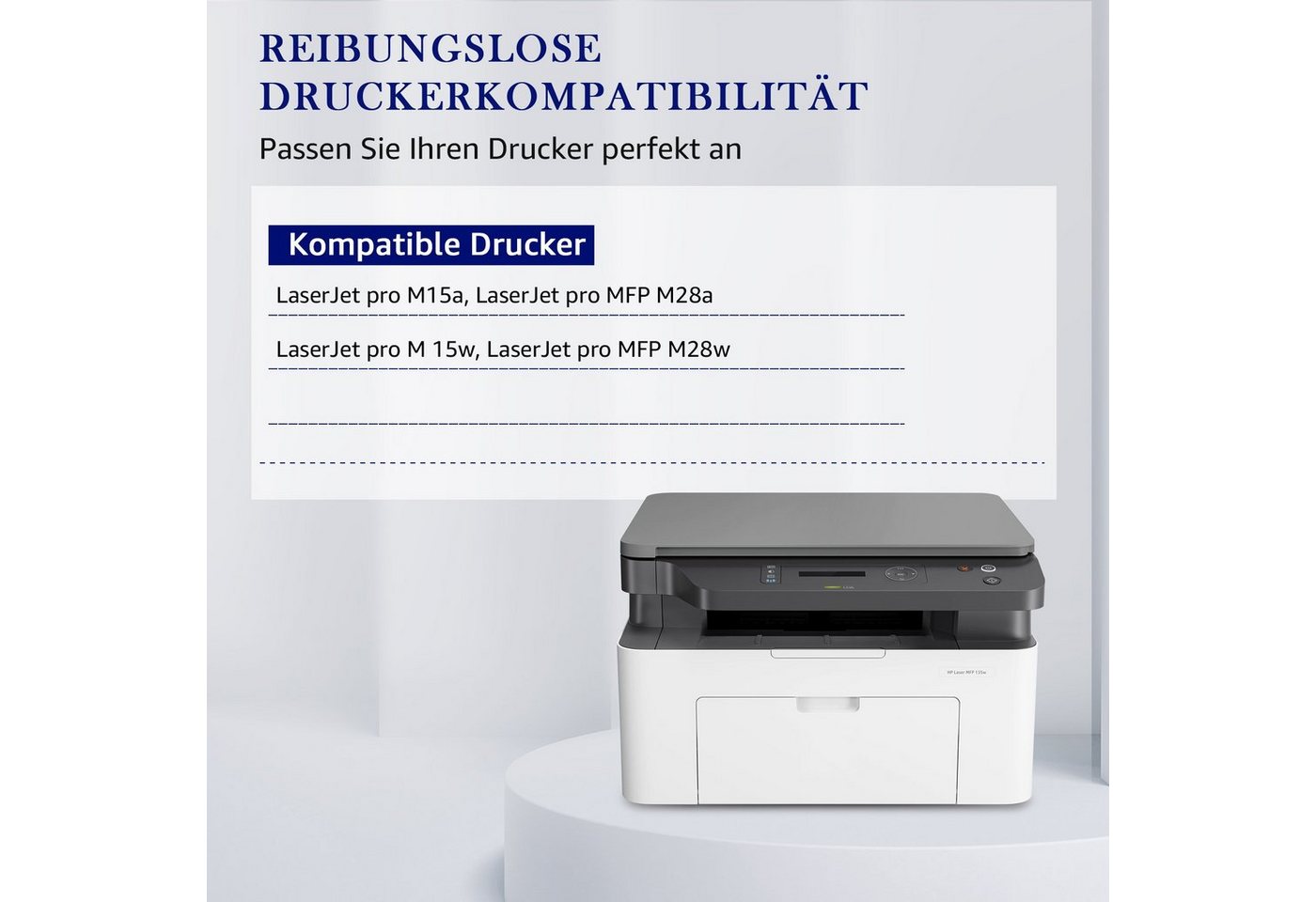 Thumbnail - MOOHO Tonerkartusche 3 Schwarz ersatz für HP 44A CF244A laserjet pro m15w m28w toner