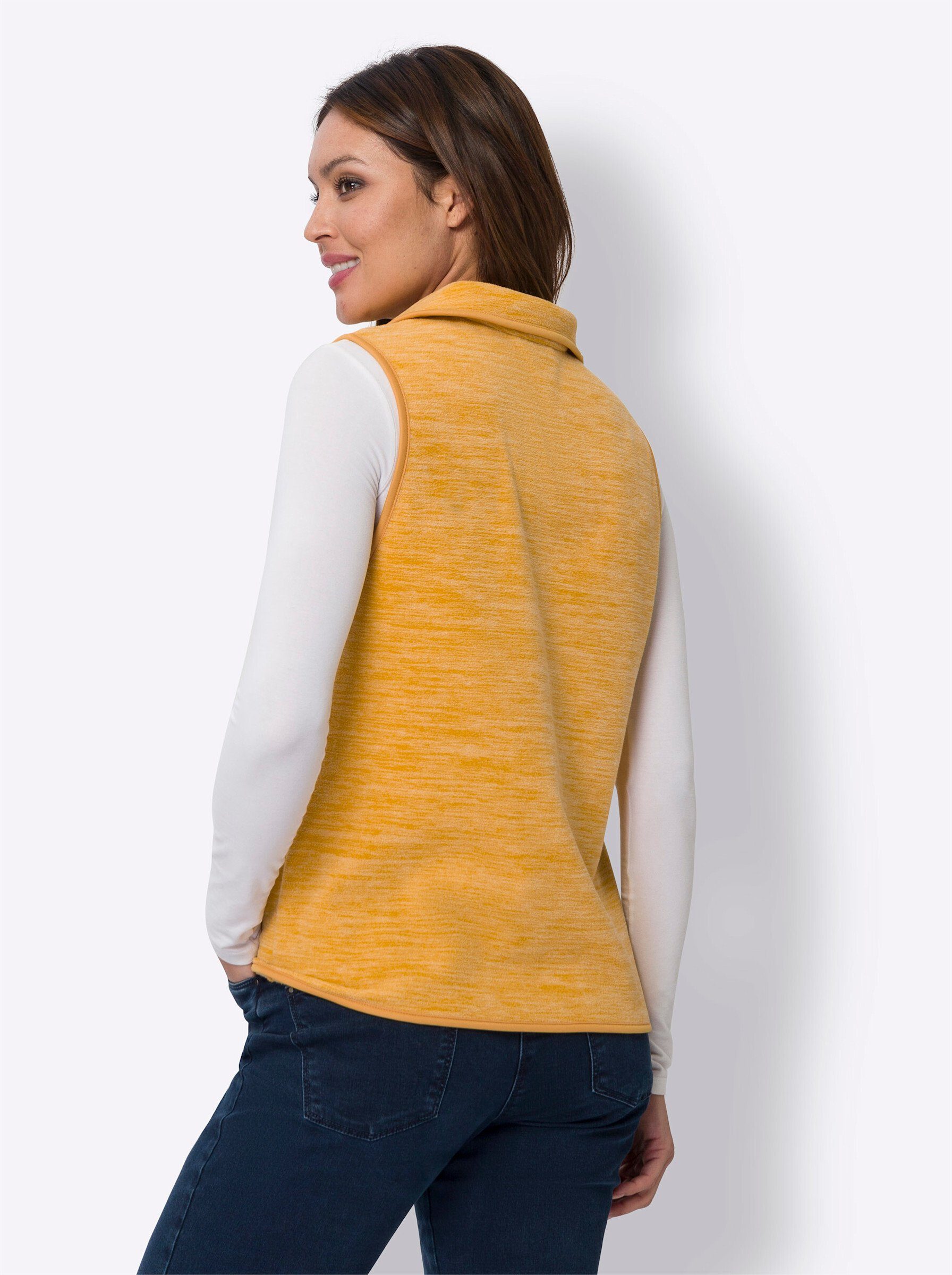 Sieh an! Fleeceweste Fleeceweste Länge ca. günstig online kaufen