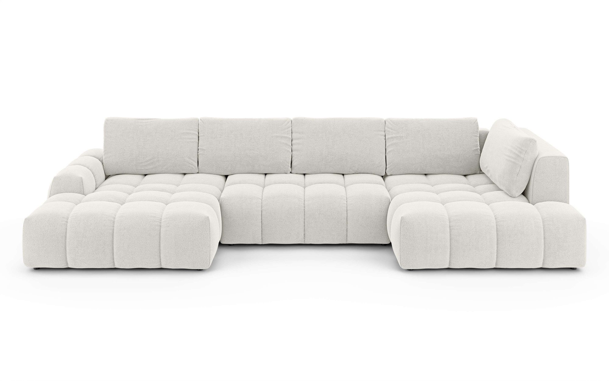 OTTO home Wohnlandschaft AZITA U-Form, Breite 363 cm - OTTO. Verlässliche Qualität., wahlweise als Schlafsofa mit Bettkasten, Bubble-Optik – Bild 2 von 5