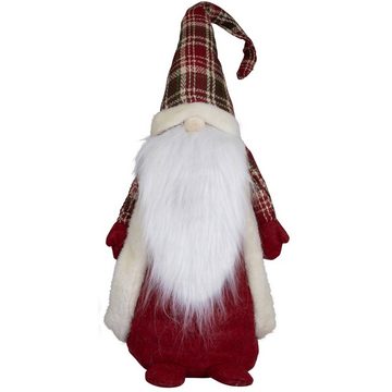 Christmas Paradise Weihnachtsfigur Wichtel 50cm (80cm) sitzend, XL (Dekofiguren, 2 St., im Set), Weihnachten, grün-rot