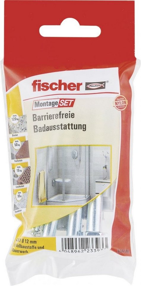Thumbnail - fischer Schrauben- und Dübel-Set Fischer Montage-Set Badausstattung