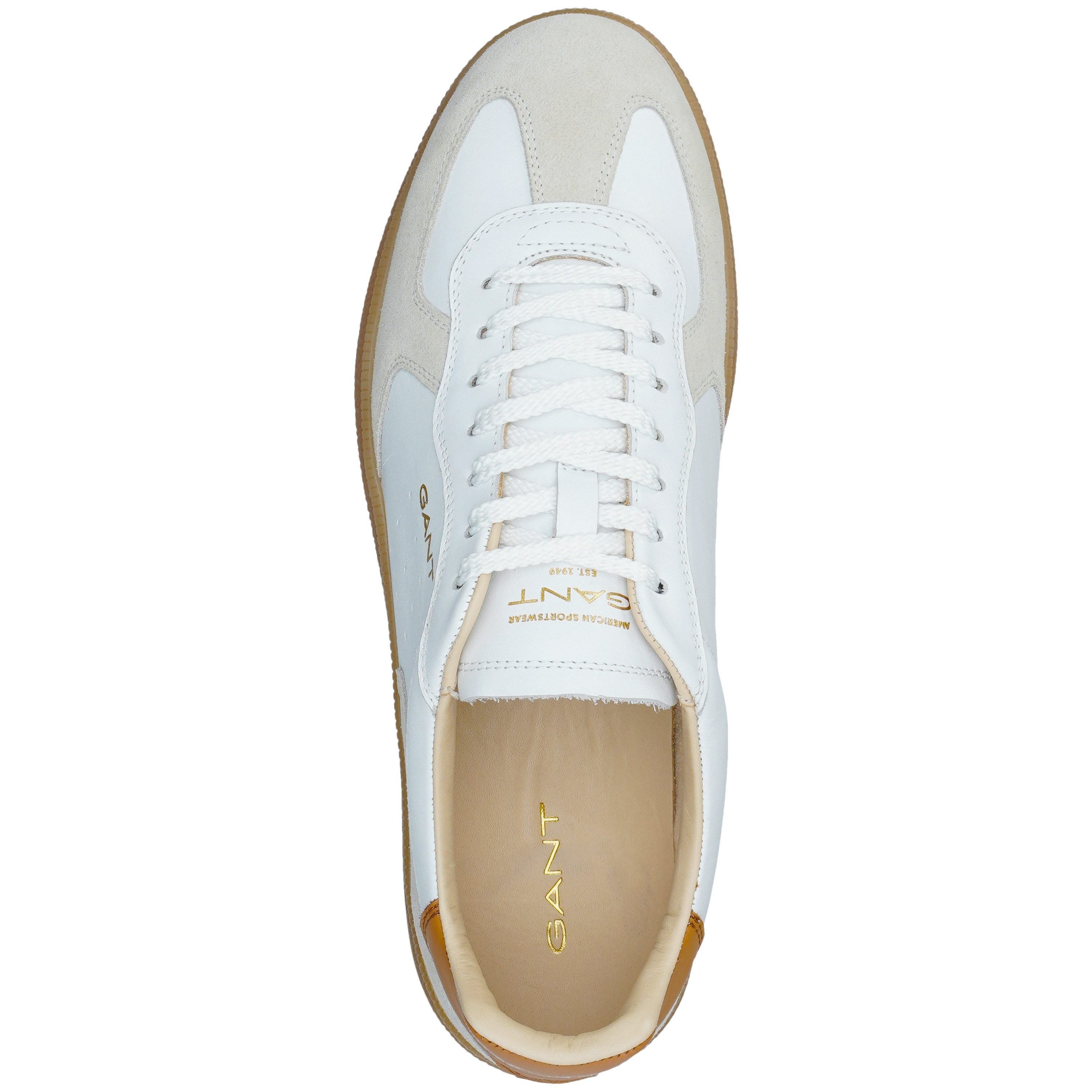 Gant Cuzmo Sneaker Retro Sneaker, Schnürschuh mit wertiger Lederinnensohle