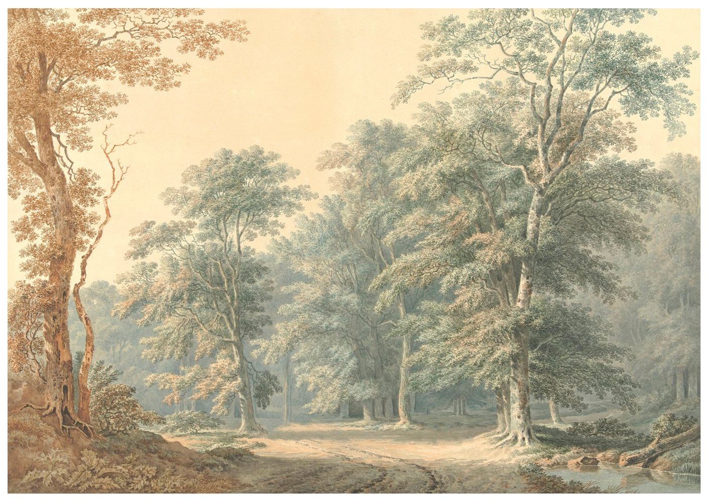 Art for the home Fototapete Valley, glatt, animal print, 280x400 cm