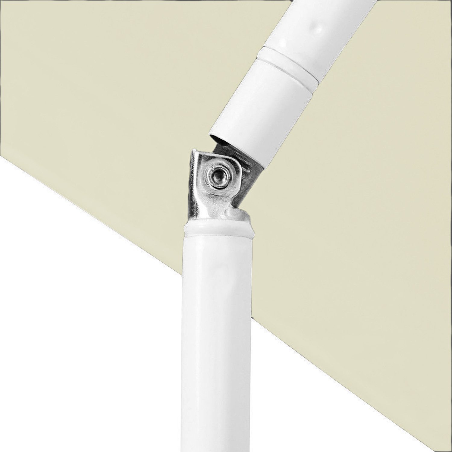 INDA-Exclusiv Ampelschirm Ø2m Sonnenschirm beige Polyester günstig online kaufen