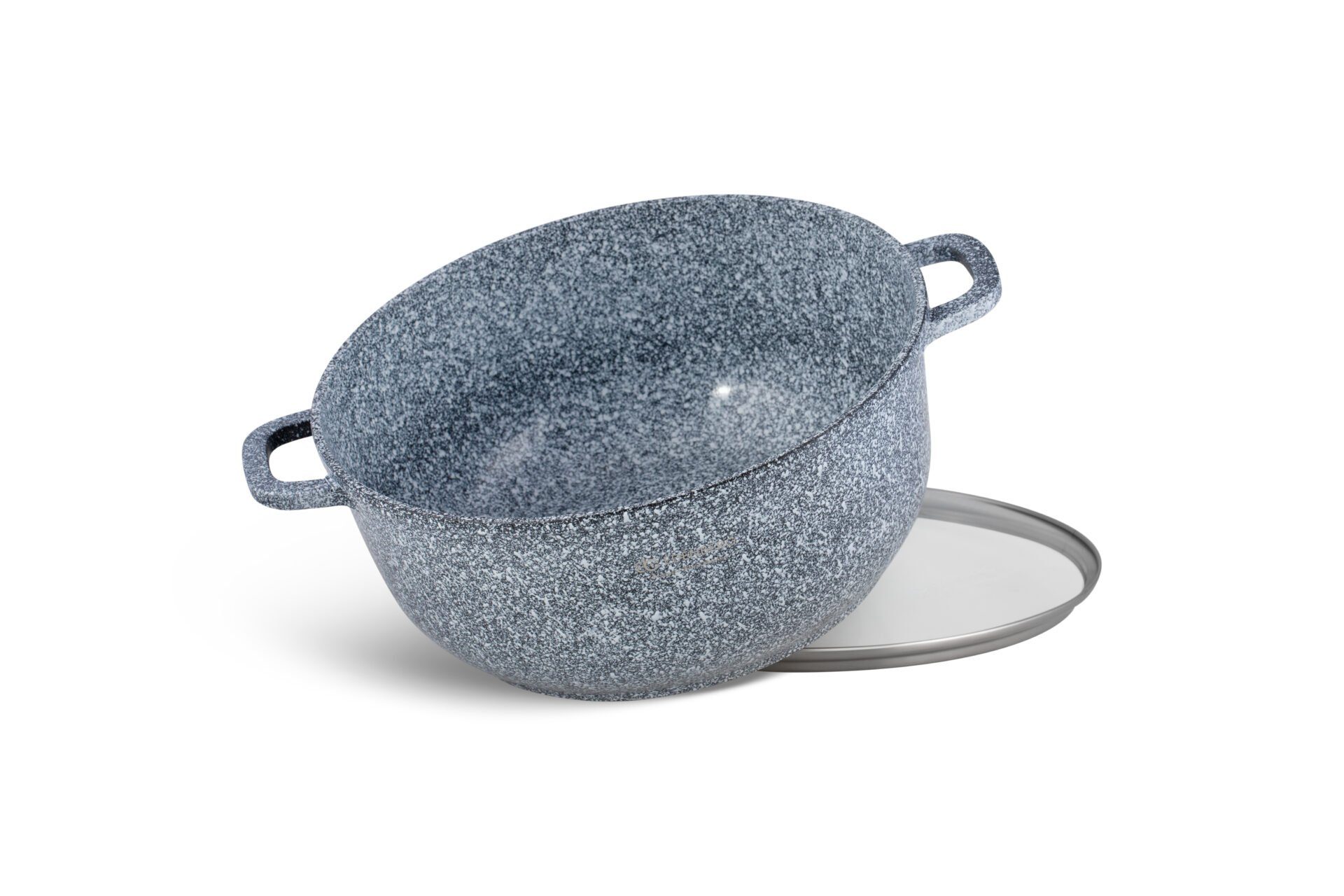 Edenberg Topf-Set Graue Töpfe Keramik-marmorbeschichtung Suppentopf, Kompotttopf, Aluminiumguss (Erlebe jetzt die perfekte Kombination aus Innovation, Eleganz und gesundem Kochen – mit unserem marmorierten Topfset gelingt dir jedes Gericht mühelos und stilvoll!, 12-tlg., Zeitloses Design des Topfsets. Eine ideale Geschenkidee)