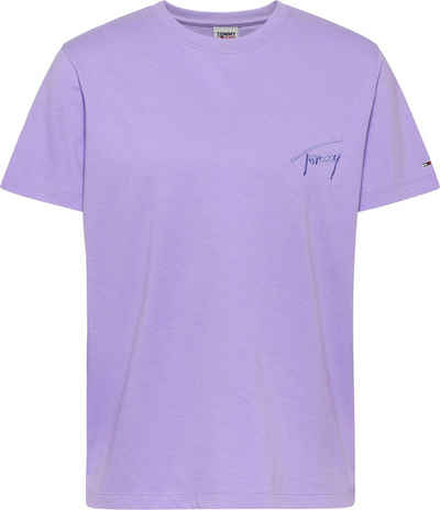 Tommy Jeans Rundhalsshirt »TJW RLXD TOMMY SIGNATURE SS« mit Tommy Jeans Signature Logo-Schriftzug Ton in Ton