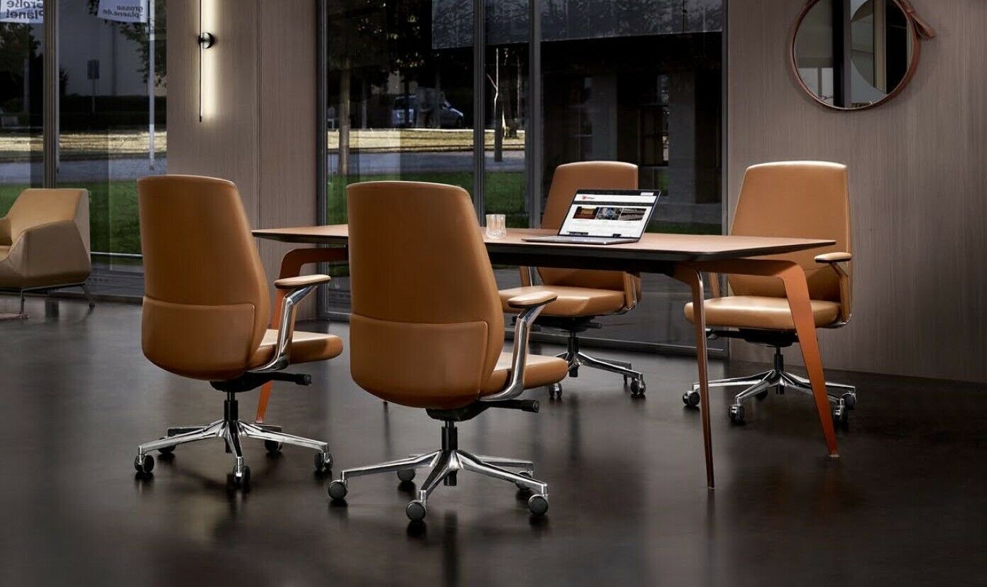 JVmoebel Konferenztisch, Büro Konferenztisch Tische Holz Esszimmer Besprechungs Tisch 220x102 | Konferenztische