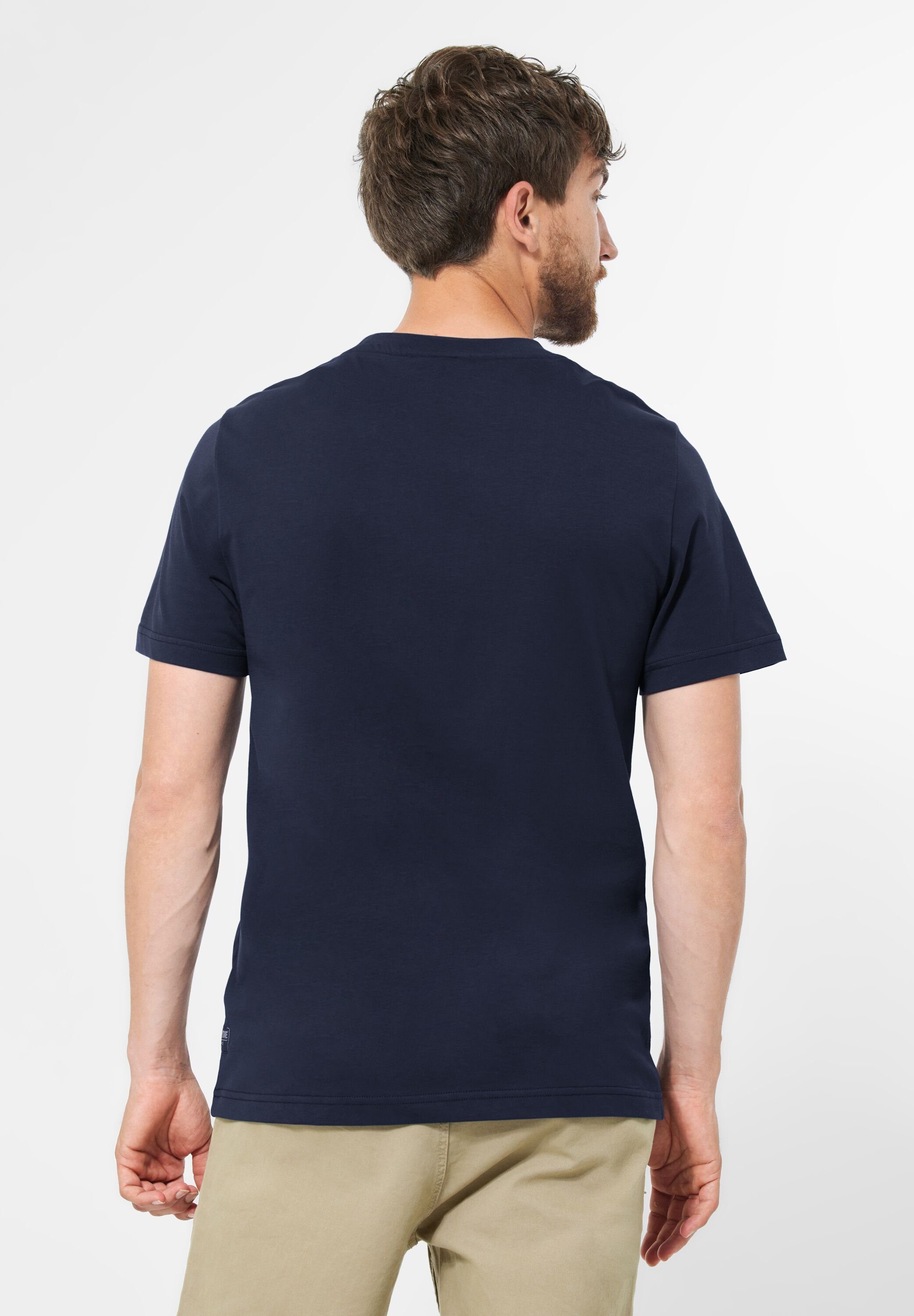 ONE deep Wording mit MEN blue navy STREET T-Shirt