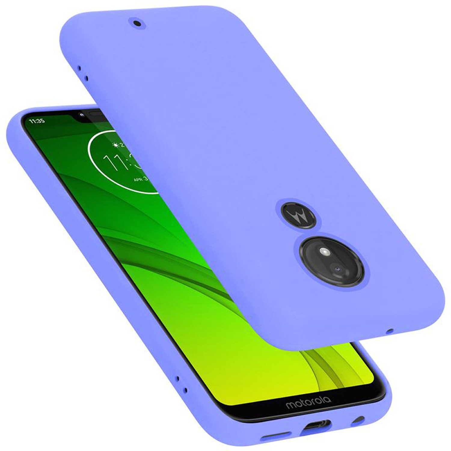 Cadorabo Handyhülle für Motorola MOTO G7 POWER Hülle Motorola MOTO G7 POWER, Flexible Hülle TPU Silikon Schutzhülle Back Cover Case