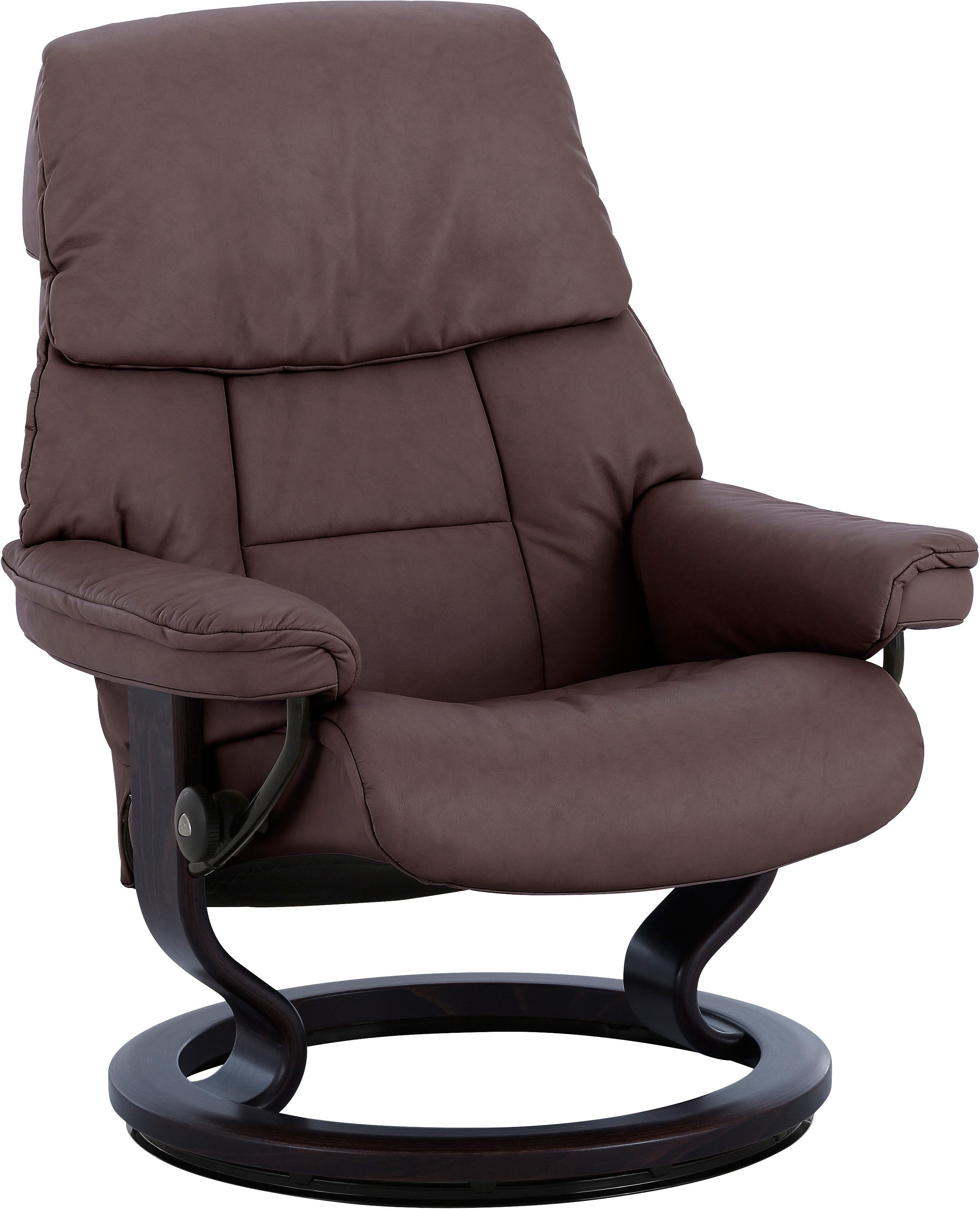 Stressless® Relaxsessel Ruby, mit Classic Base, Größe M, Gestell Eiche, Wenge, Braun & Schwarz