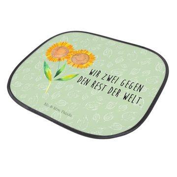 Sonnenschutz Blume Sonnenblume - Blattgrün - Geschenk, Frühlings Deko, Sonnenschut, Mr. & Mrs. Panda, Seidenmatt, Exklusive Motive
