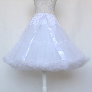 Opspring Tüllrock Erwachsene Luxus weicher Chiffon Petticoat Tüll Tutu Damen Tutu Tutu