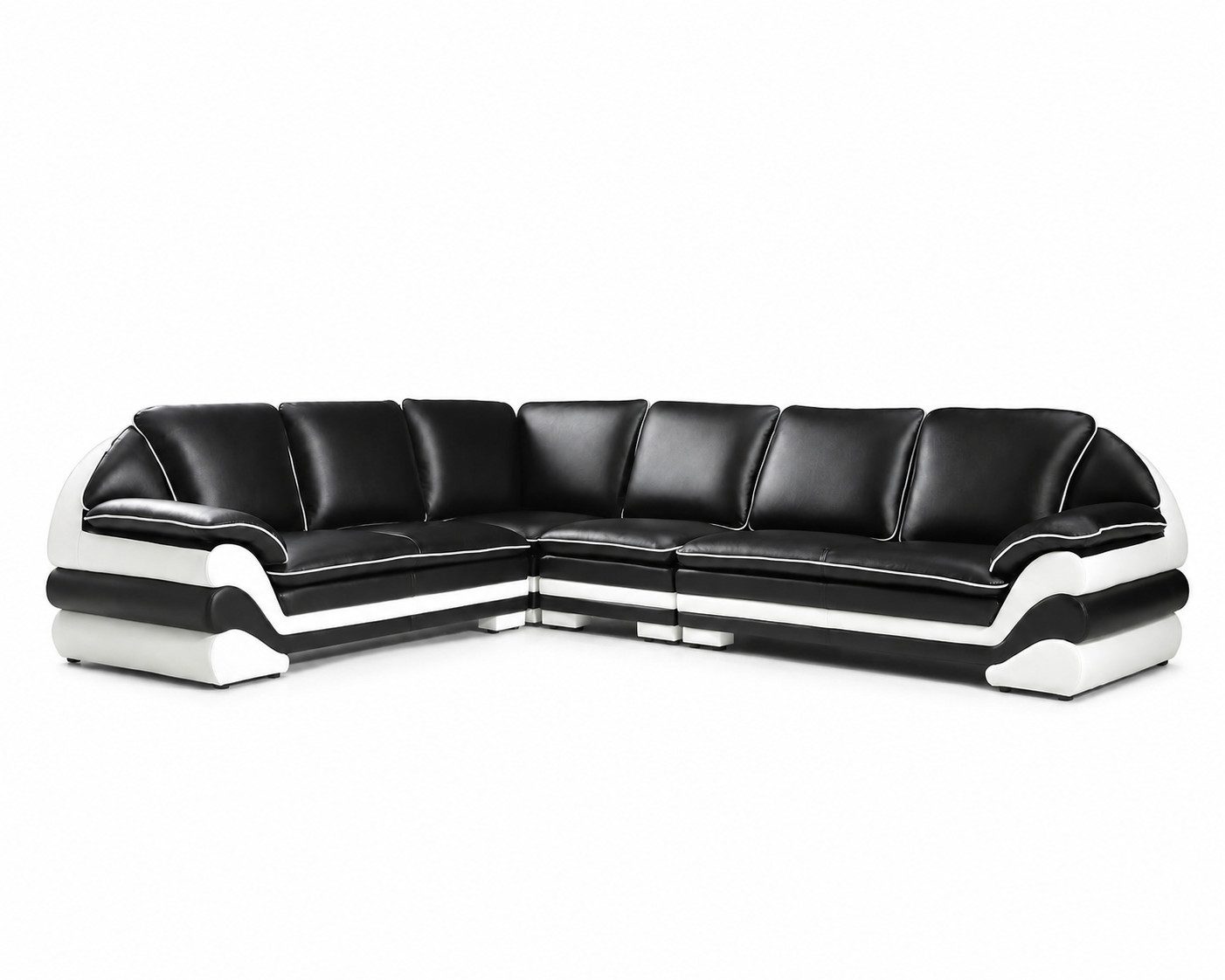 JVmoebel Ecksofa Ledersofa Couch Wohnlandschaft L-Form Sofa Sofort, Made in Europa