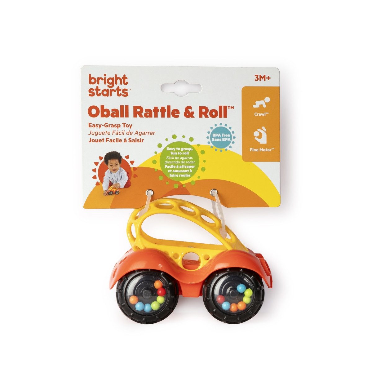 OBALL Styropor-Teil oball Spielzeugauto Rattle & Roll Buggie rot