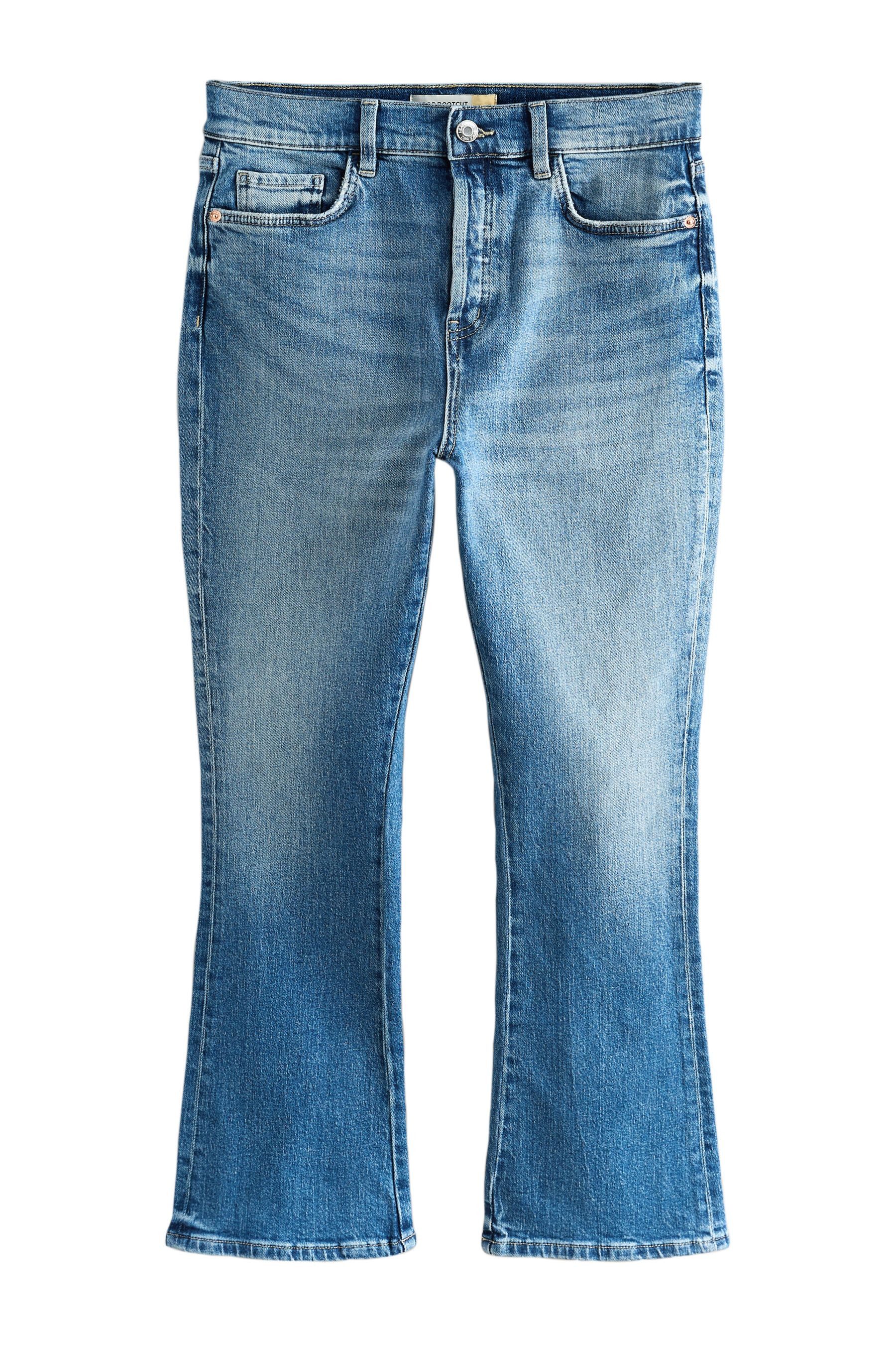 Next Bootcut-Jeans Verkürzte Bootcut Jeans, Kurzgröße (1-tlg)