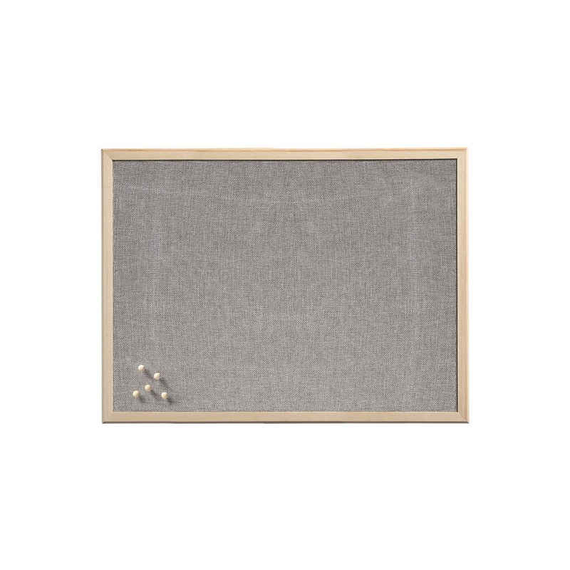 Zeller Present Pinnwand Pinboard, Leinen/Kiefer