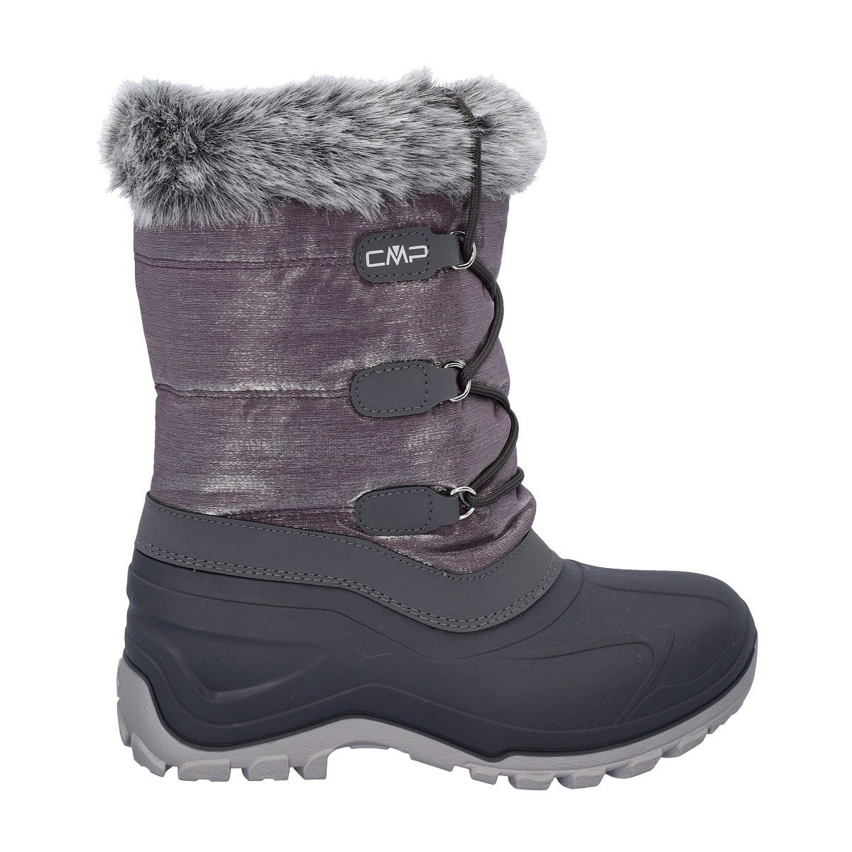 CMP Nietos Low Urban Style (Kunstpelzfutter, wasserdichter Überschuh) Winterstiefel