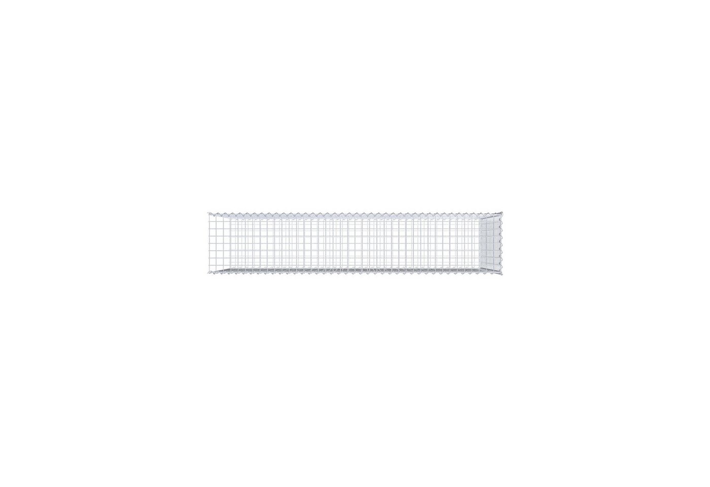 Thumbnail - Gabiona Gabionenzaun Anbaugabione Typ 2 200 cm x 100 cm x 40 cm (L x H x T), Maschenweite, (Anbaugabione Typ 2 200 cm x ...