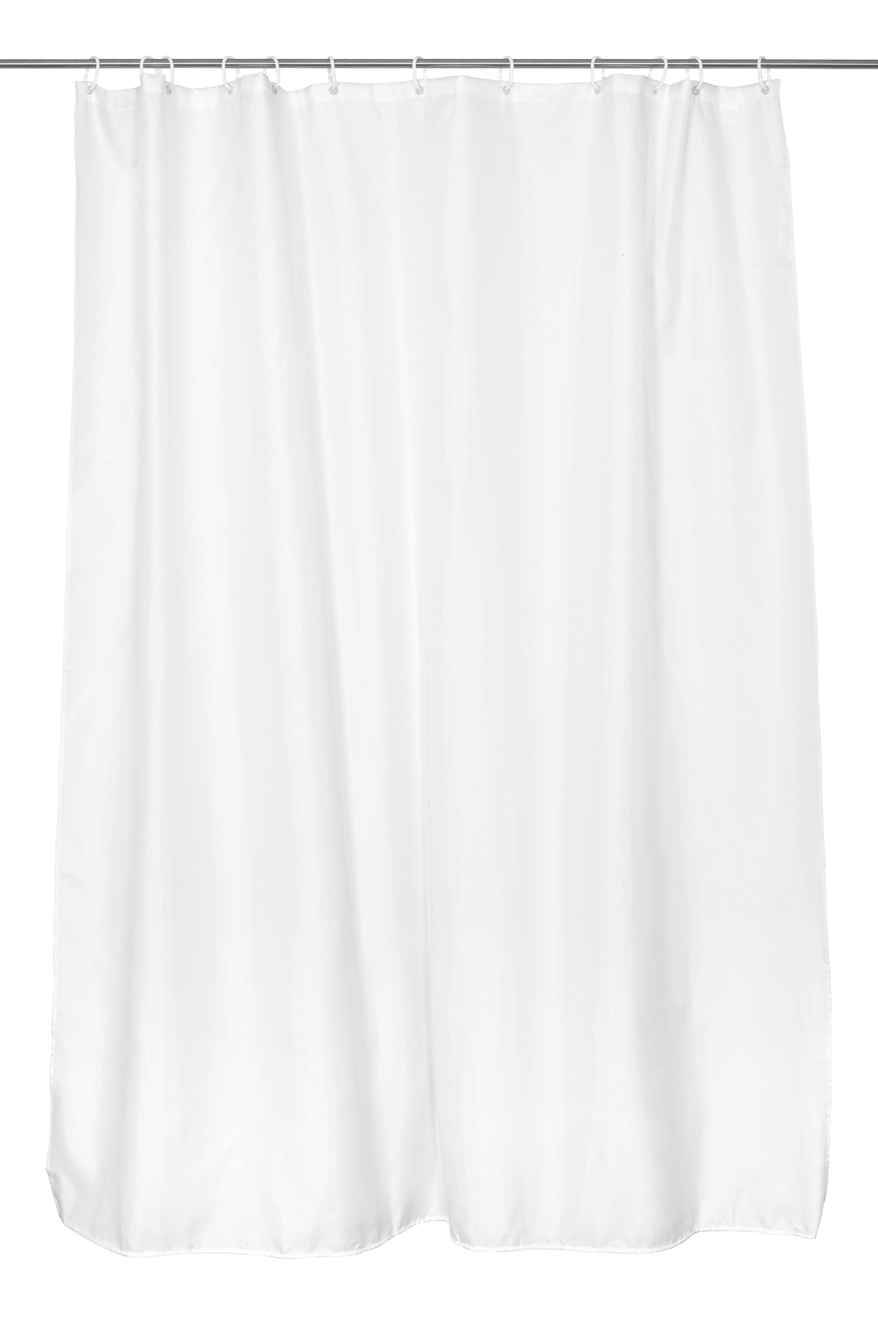 ZOLLNER Duschvorhang Breite 180 cm (Set), 100% Polyester, Anti-Schimmel-Eff günstig online kaufen