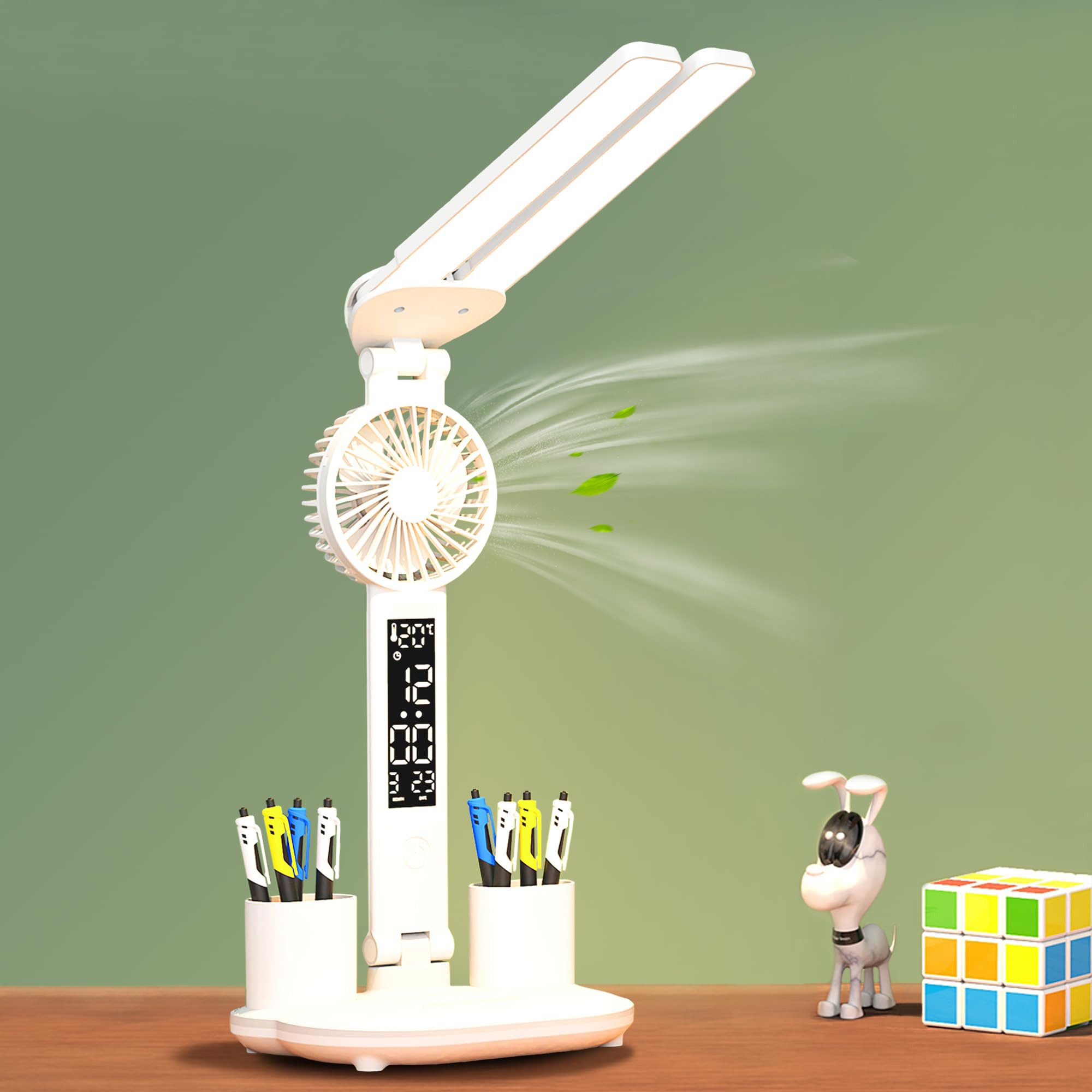 RWEUOQ Schreibtischlampe Faltbare 4-in-1 Tischlampe Touchdimmbar günstig online kaufen