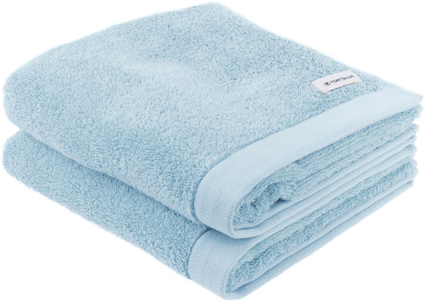 TOM TAILOR HOME Handtuch COLOR BATH, Frottier (2-St), 100% Baumwolle, 50x100 cm, uni, große Farbauswahl