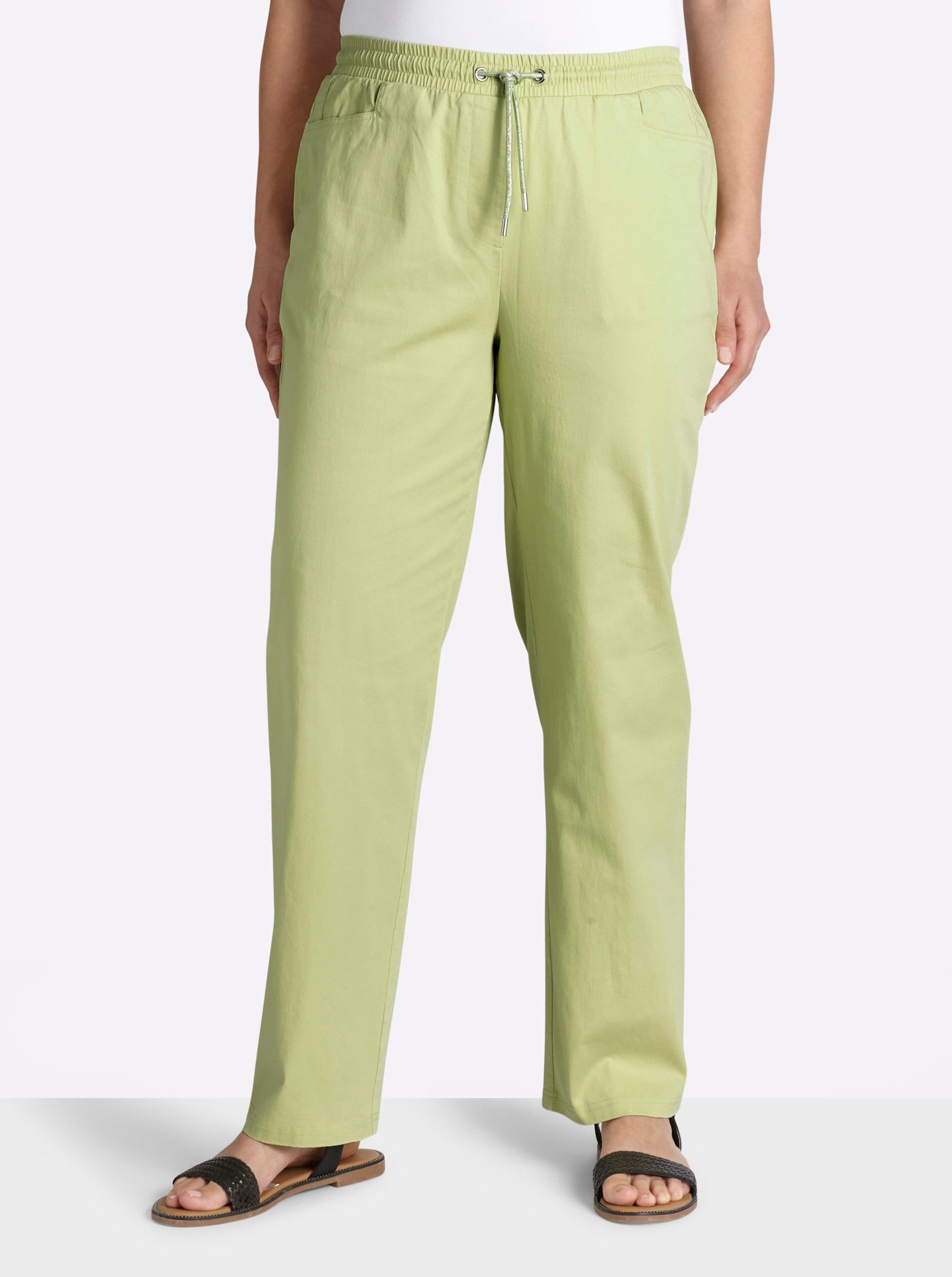 Sheego Jerseyhose Schlupfhose normal