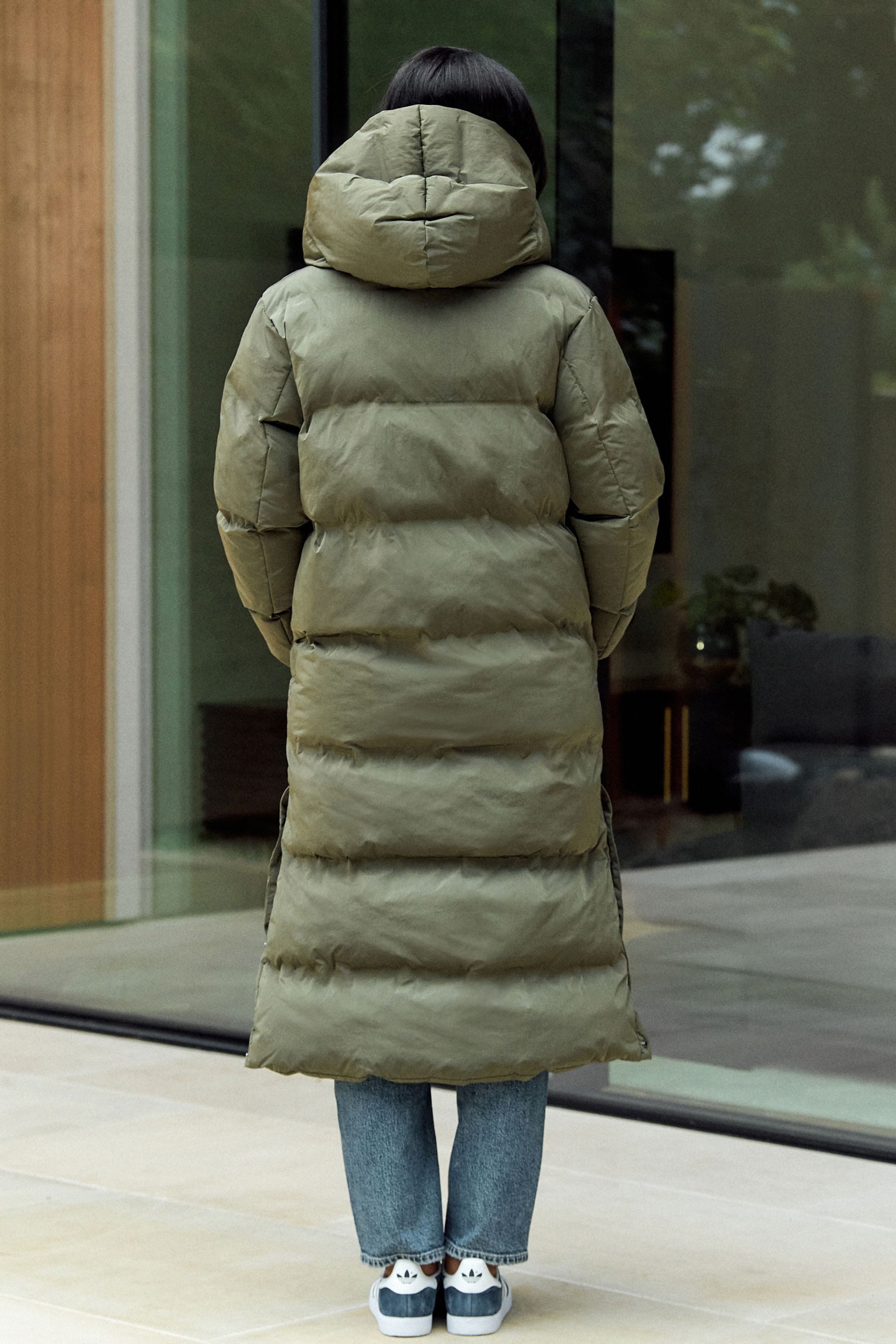 Next Steppmantel Wasserabweisender, wattierter, langer Mantel (1-tlg) günstig online kaufen