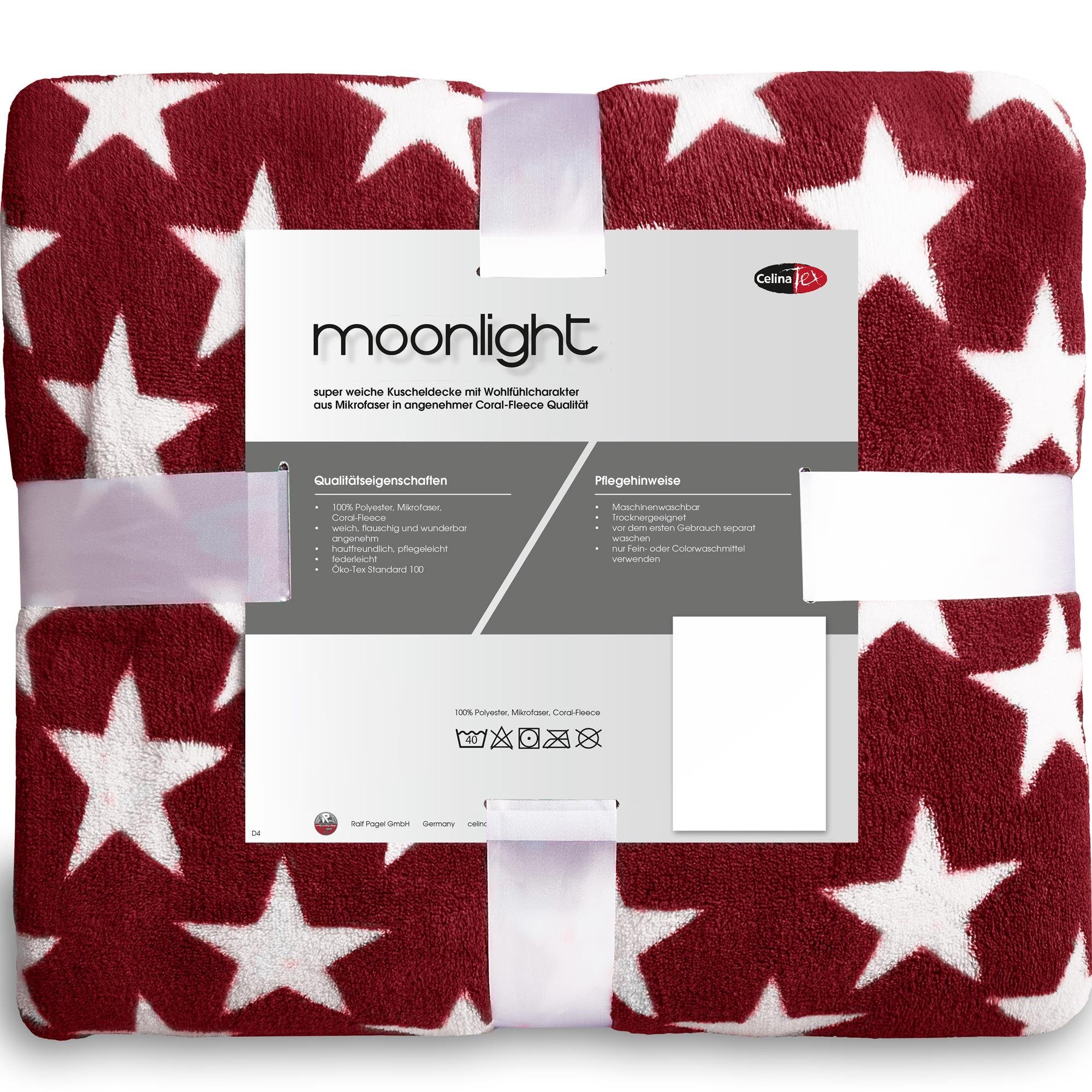 Wohndecke Moonlight Kuscheldecke Tagesdecke Fleece Decke günstig online kaufen