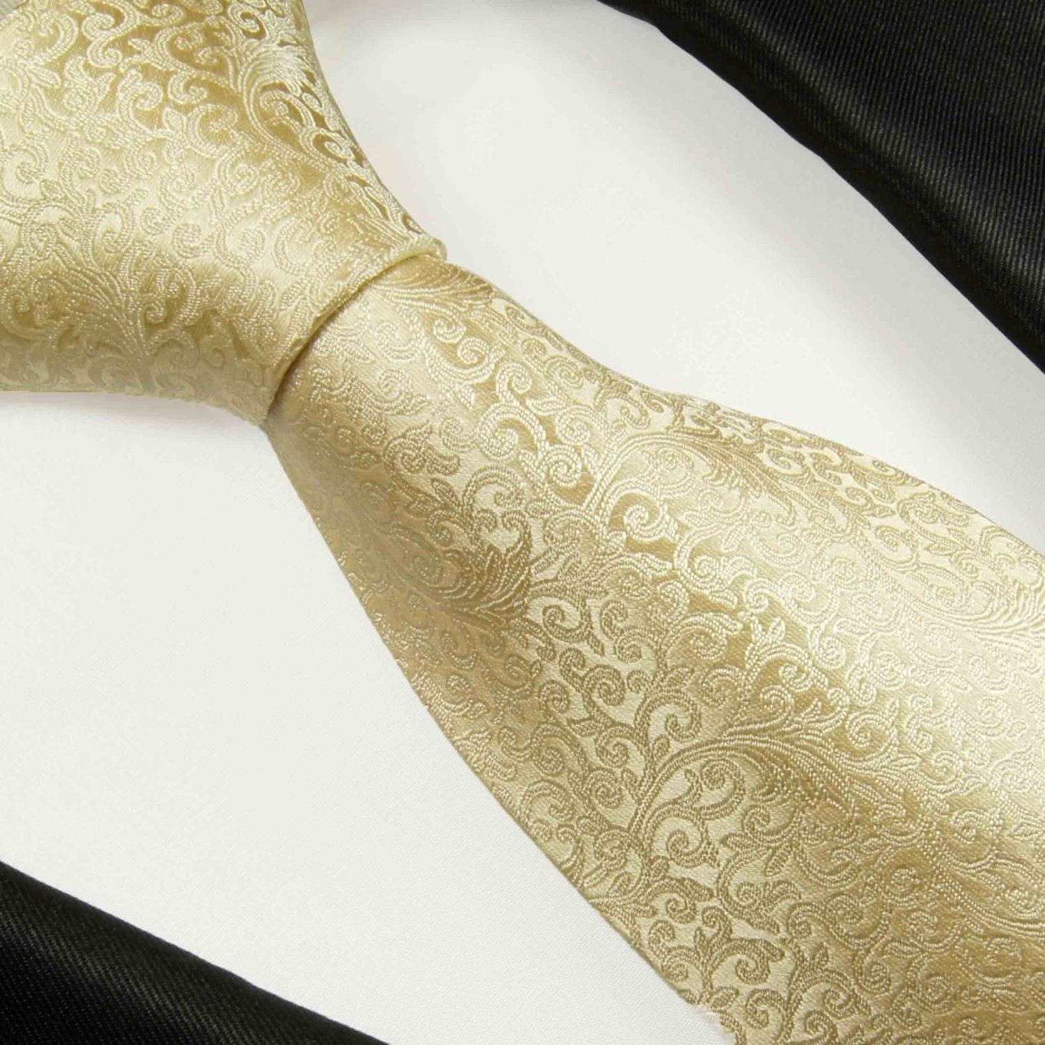 Paul Malone Krawatte Herren Hochzeitskrawatte mit Tuch floral 100% Seide Ho günstig online kaufen