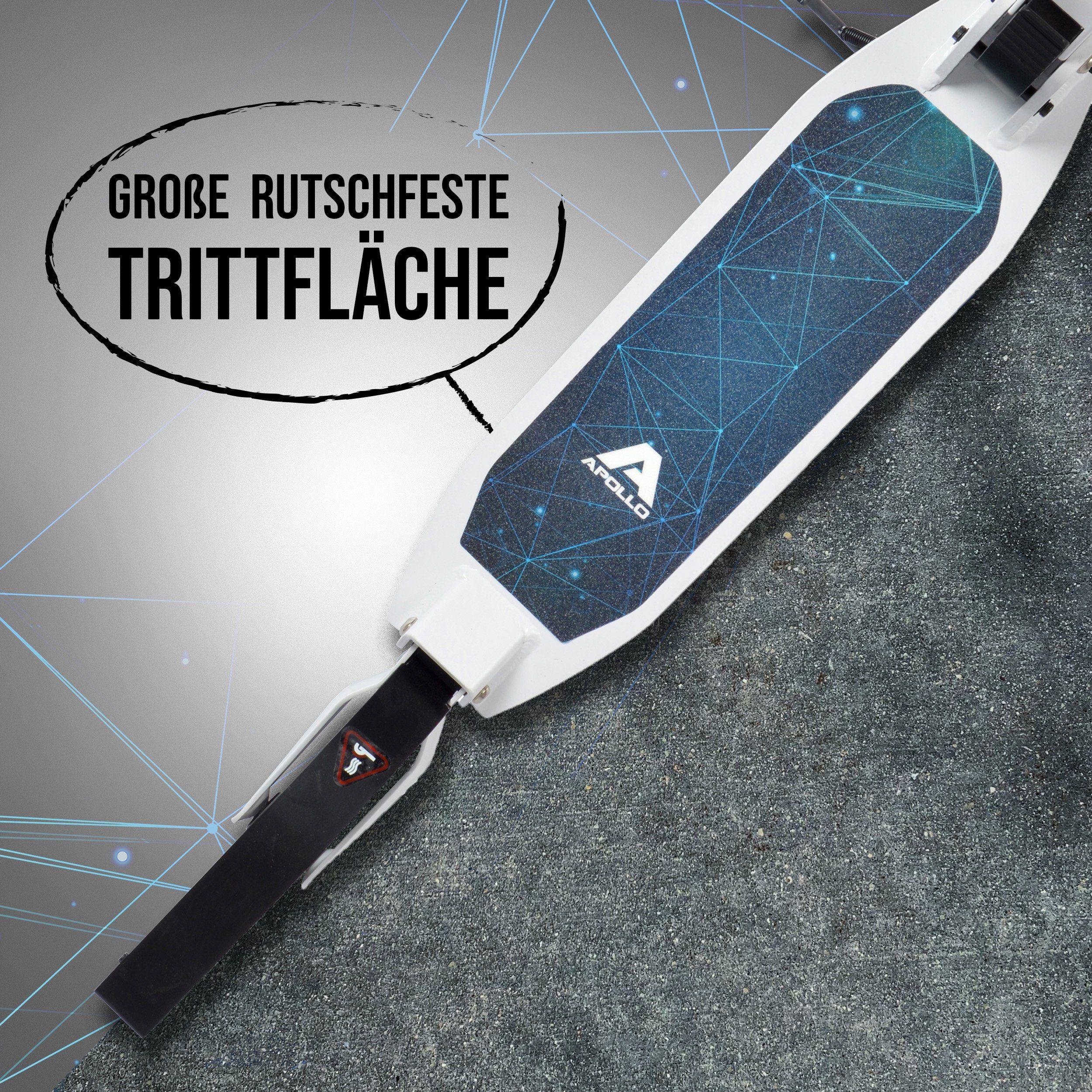 Apollo Cityroller City Scooter klapp- und höhenverstellbar Spectre, klapp- und höhenverstellbar