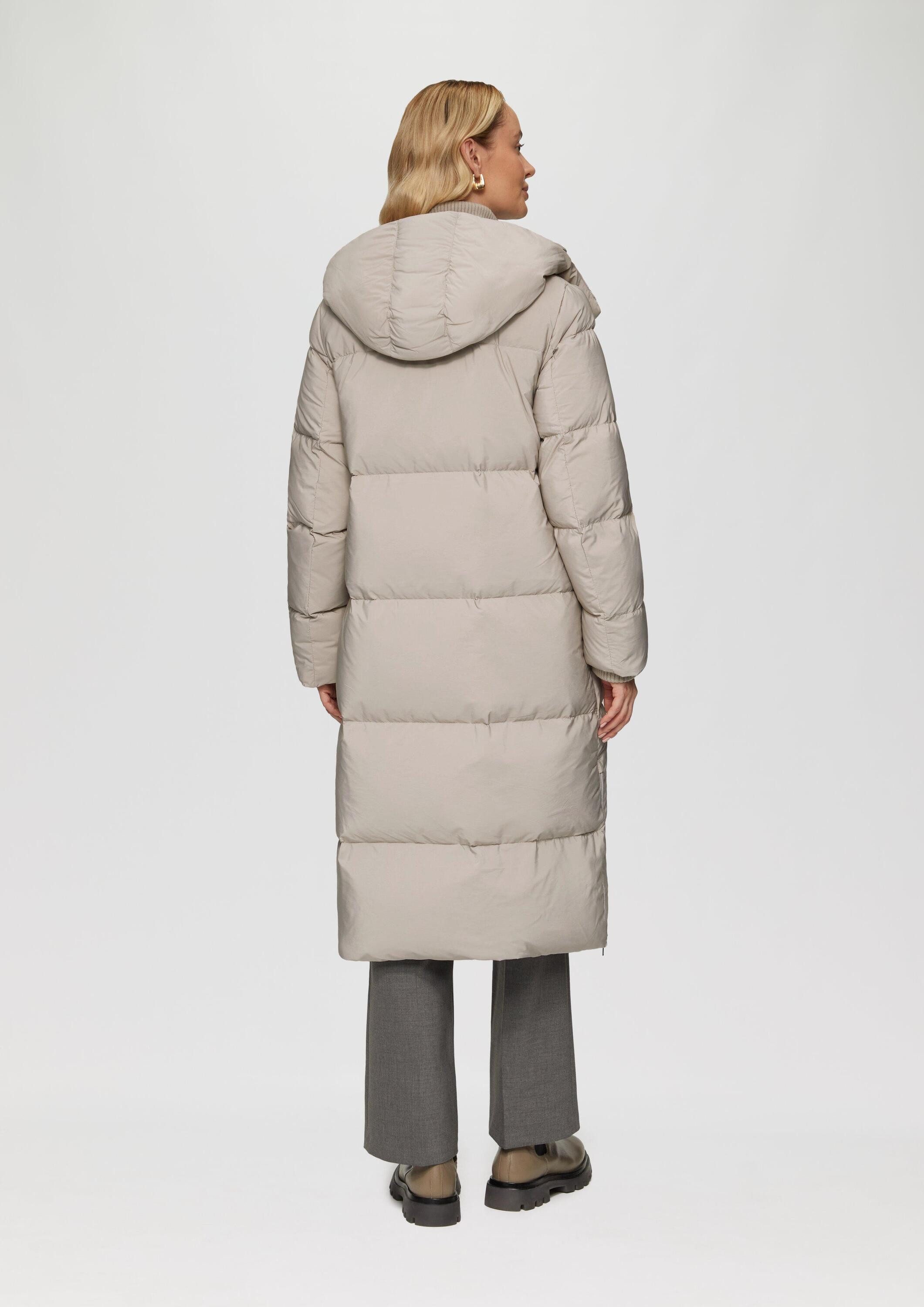 s.Oliver Wintermantel Outdoor-Mantel Wärmender Daunenmantel mit abnehmbarer Kapuze