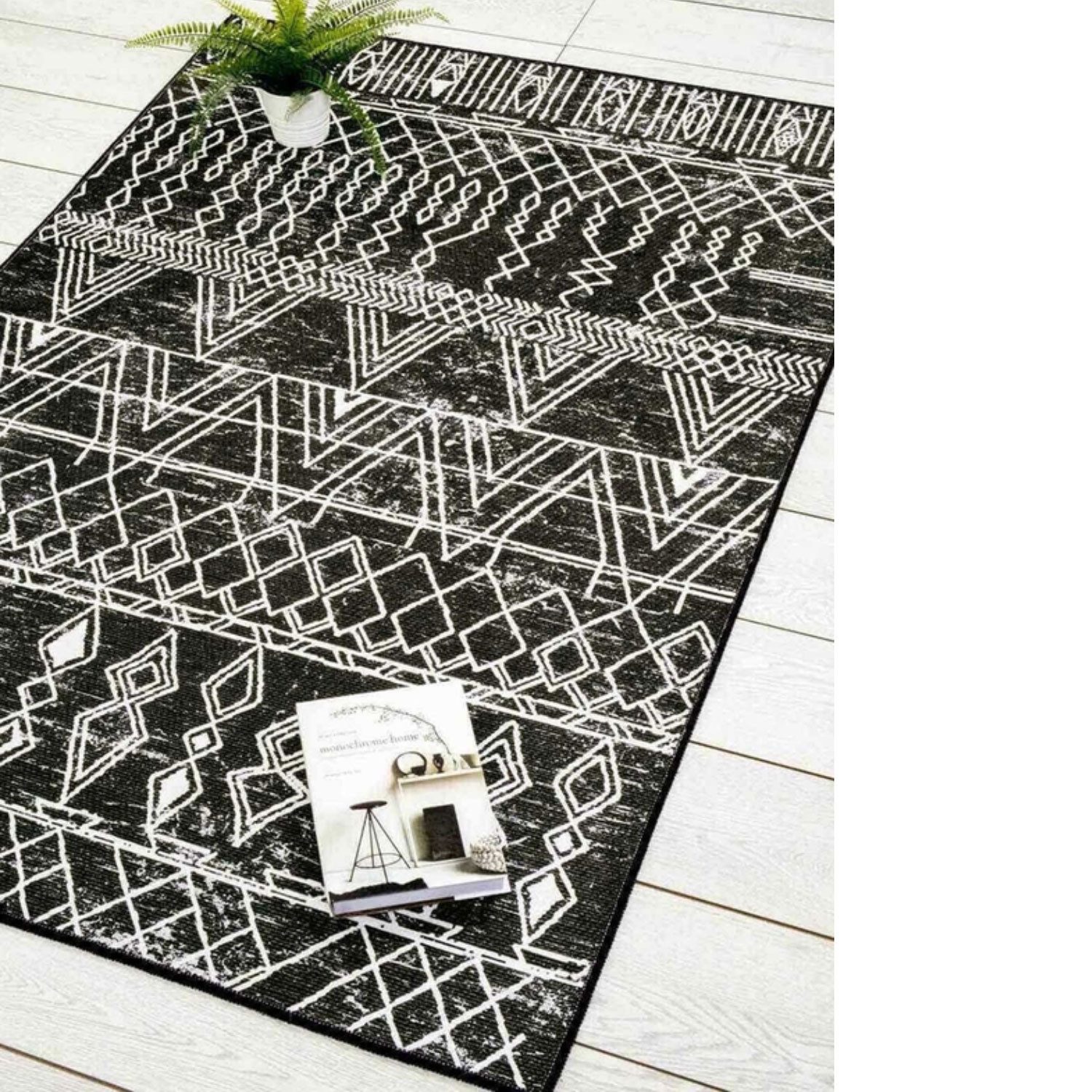 Jungengel Küchenläufer Küchenteppich Skandinavisch Flach Waschbar Teppich S günstig online kaufen