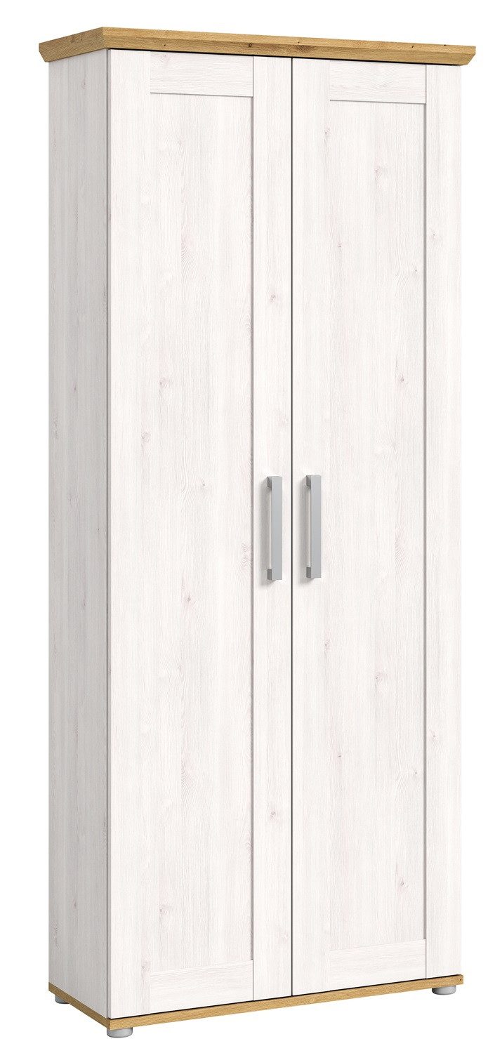 xonox.home Garderoben-Set Garderoben-Set Verona, Lärche Sibiu / Eiche, 3-teilig, (3-St), Garderobenmöbel, Garderobenkombination Lärche