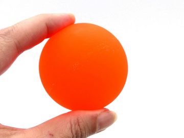 Kögler Flummi 5 x XL Flummi Ball neon Springball gelb, blau, pink, grün, orange 60mm