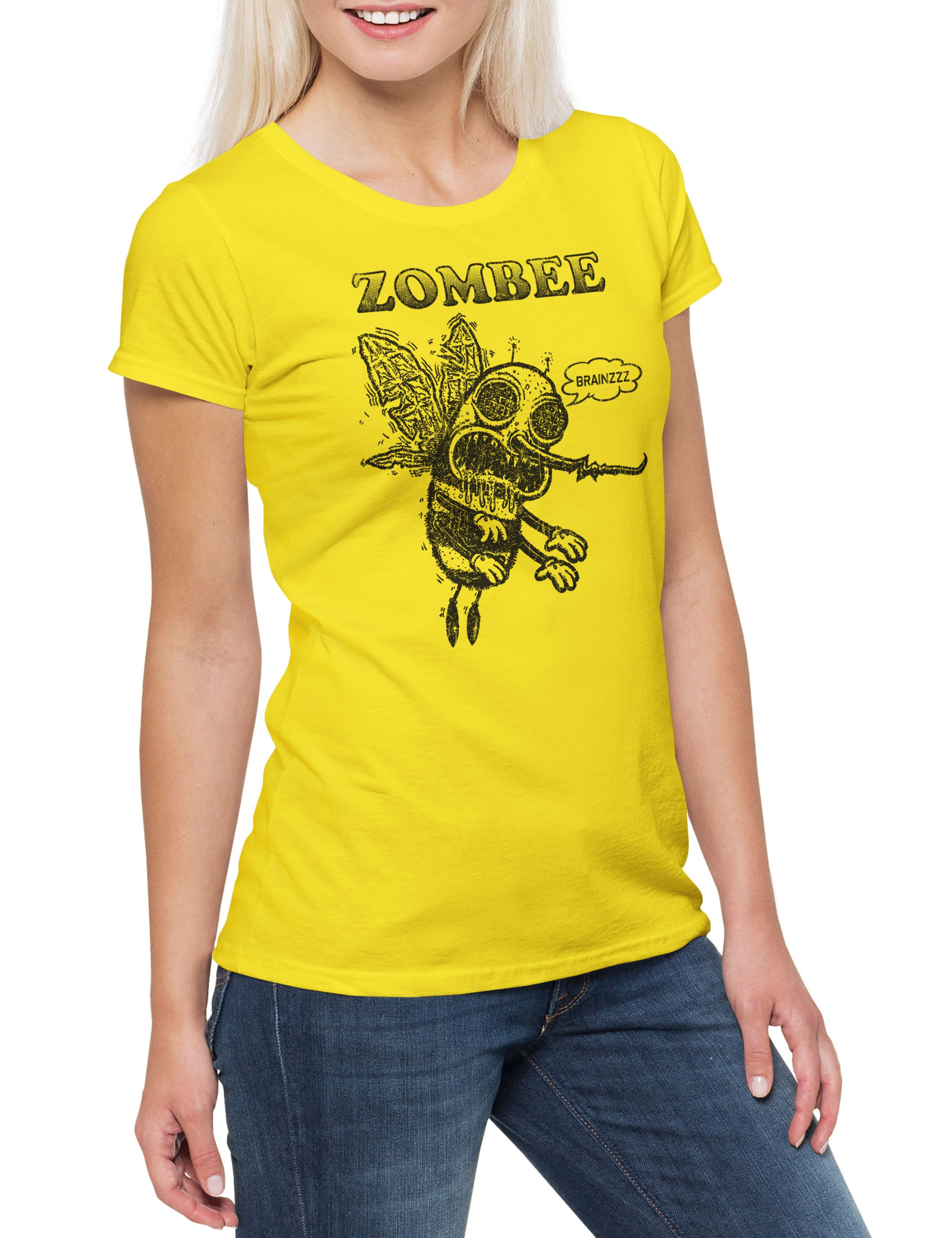 Urban Backwoods Print-Shirt Zombee Damen T-Shirt günstig online kaufen