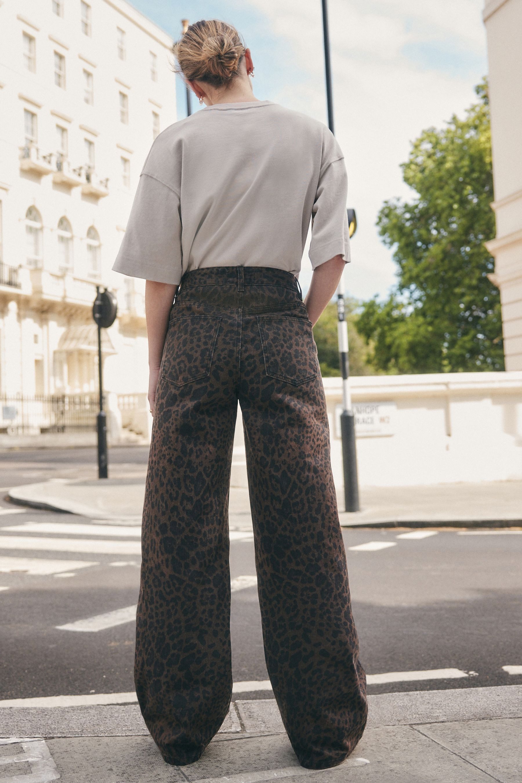 Next Weite Jeans Jeans mit weitem Bein 100 % Baumwolle – Petite (1-tlg) günstig online kaufen