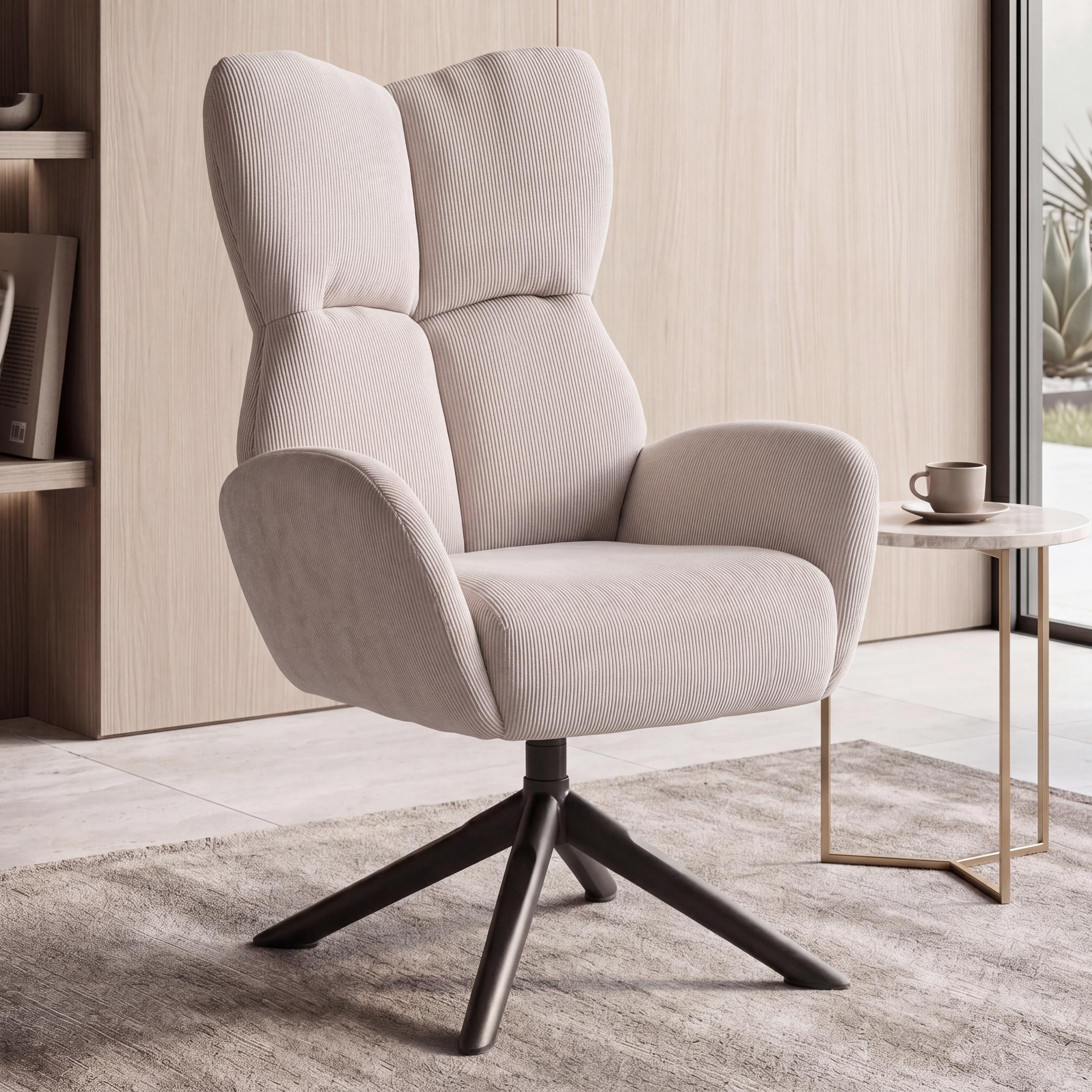 MCW Loungesessel MCW-Q54, Um 360° drehbar, Mit Wippfunktion