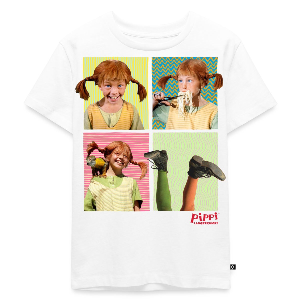 Spreadshirt T-Shirt Pippi Langstrumpf Portraits Von Pippi Kinder Premium T-Shirt (1-tlg)